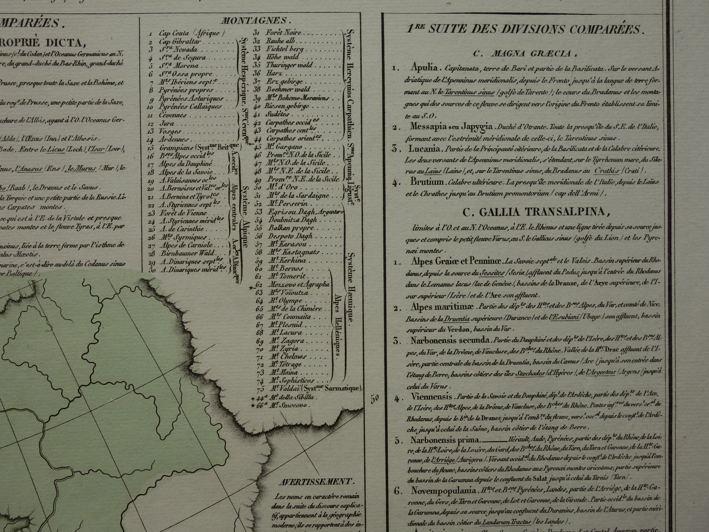 EUROPA oude kaart van Europa in de klassieke oudheid uit 1831 Antieke Landkaart