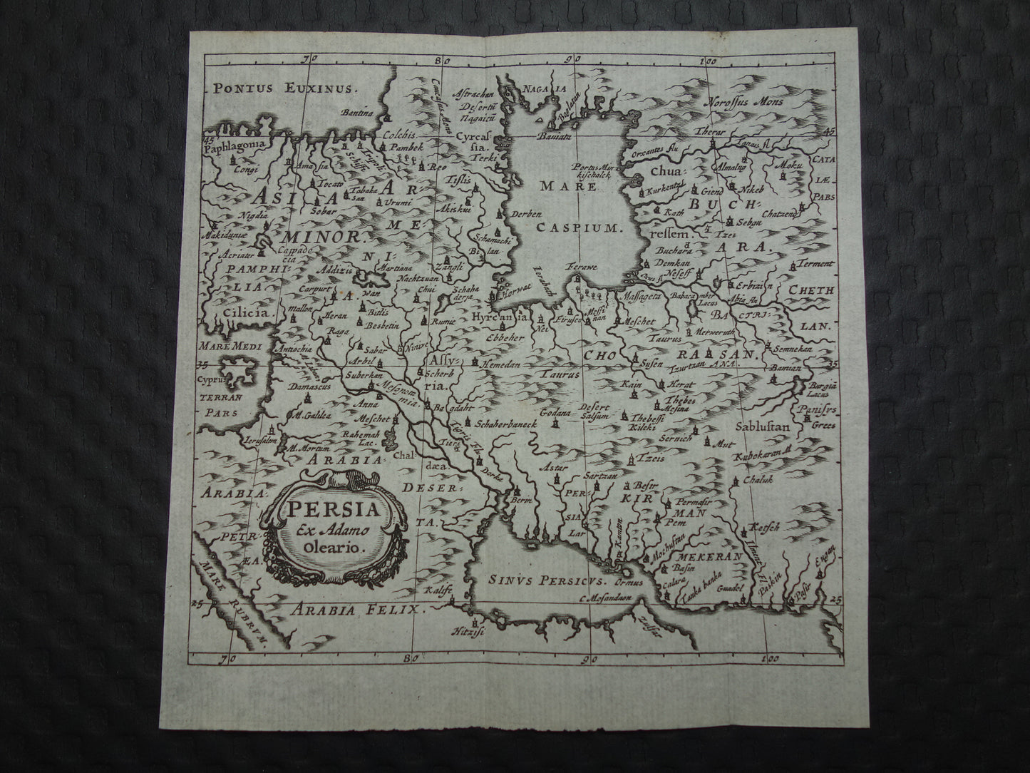 Persia ex Adamo Oleario Cluver 1661 map