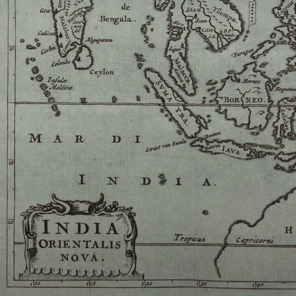 India Orientalis Nova Cluver 1661 map