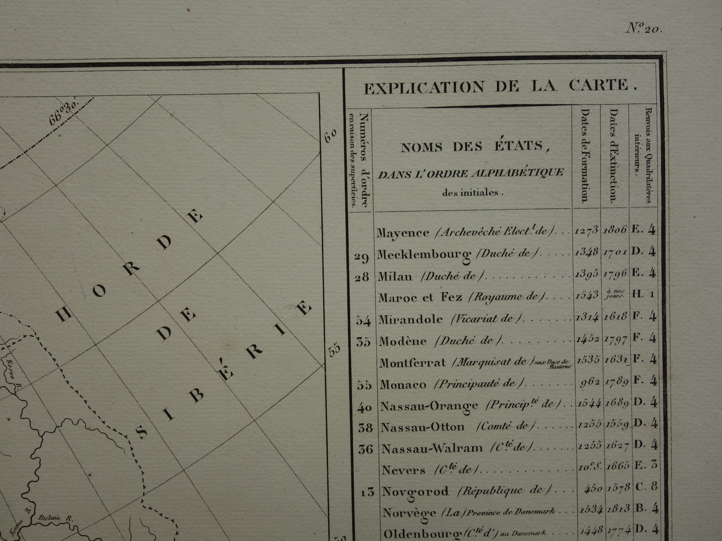 Oude kaart van Europa in het jaar 1556 keizer Karel V originele antieke landkaart uit 1830 geschiedeniskaart