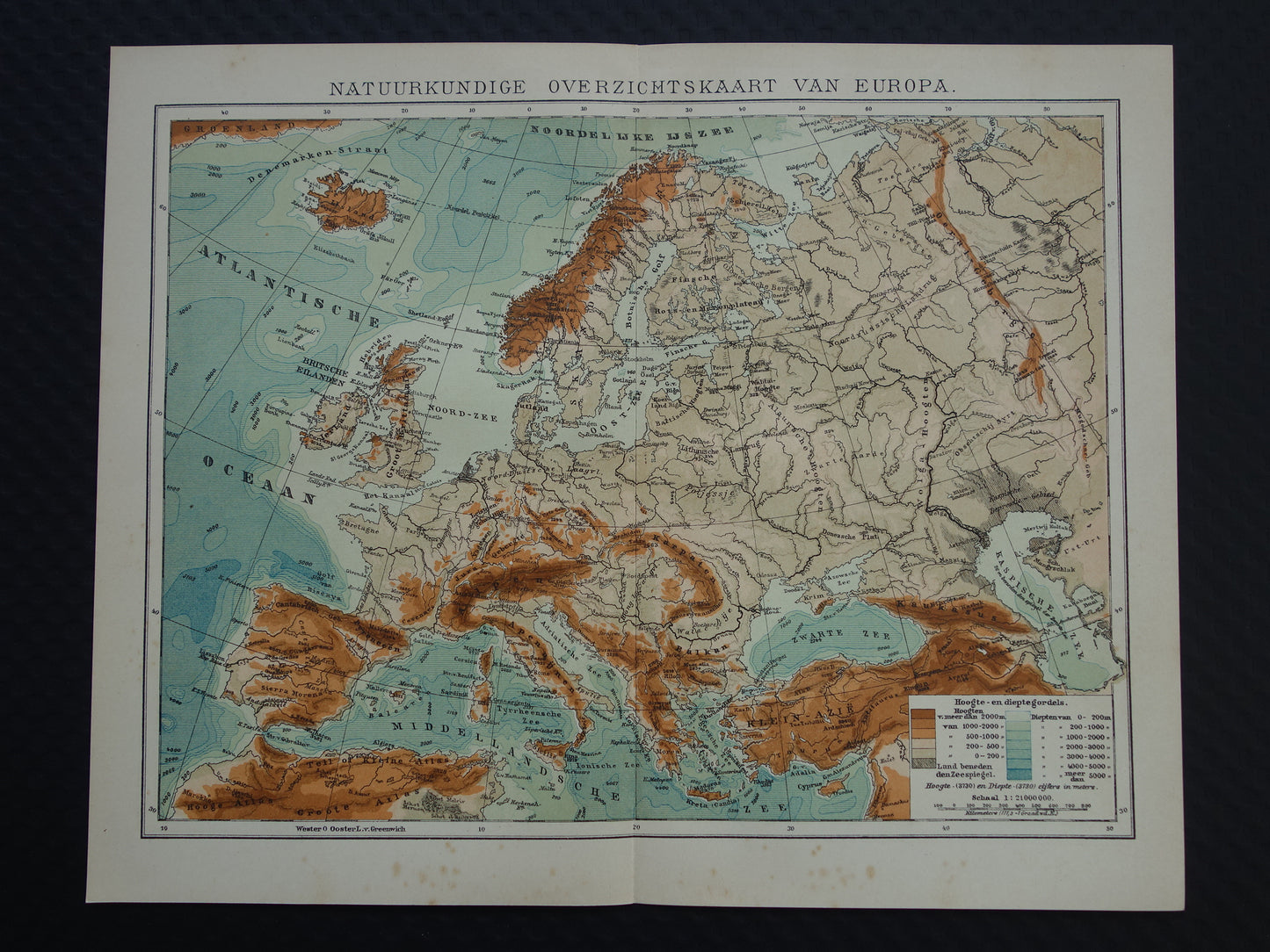 oude kaarten van Europa te koop