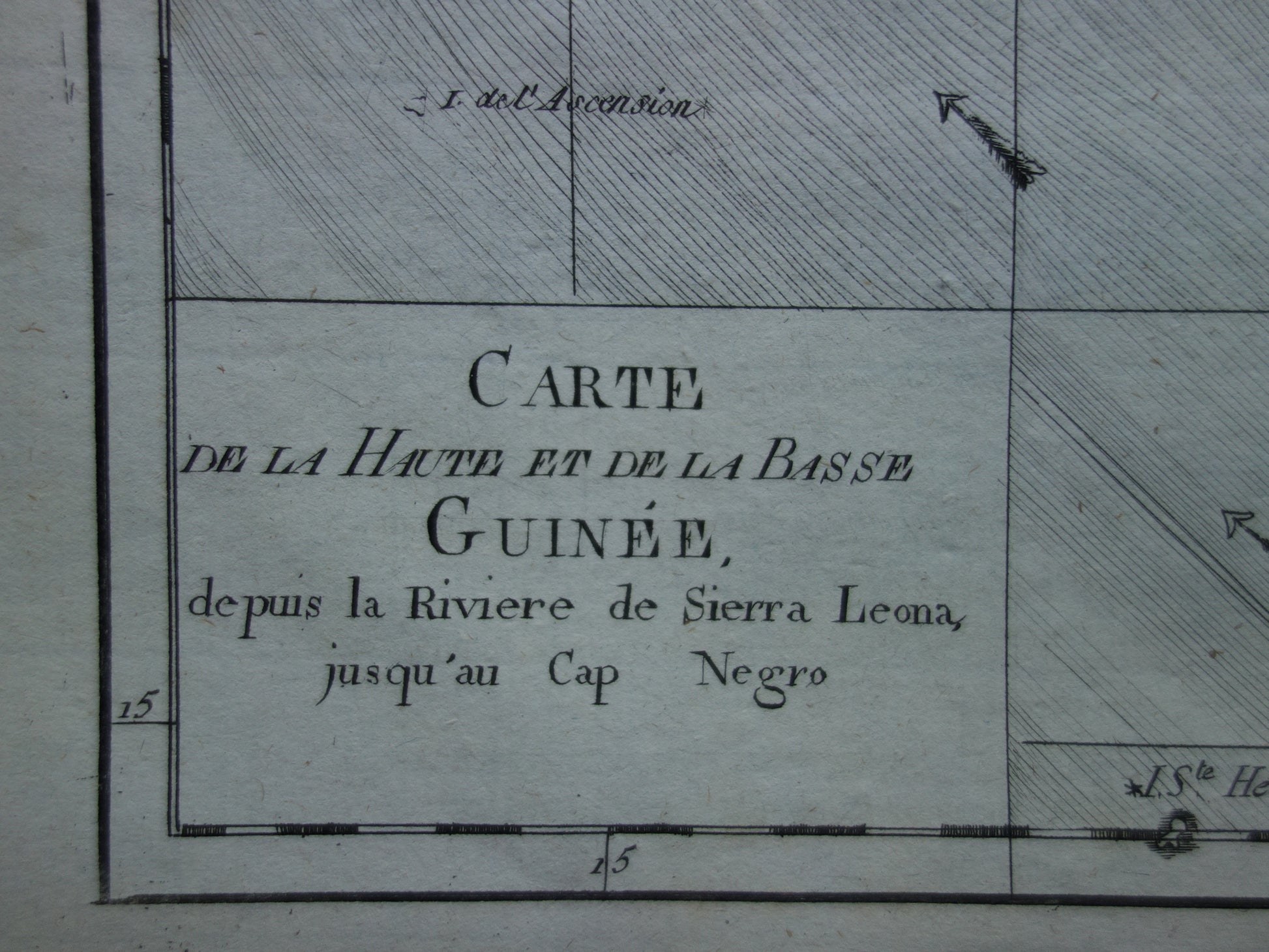 10 Carte de la Haute et de la Basse Guinee depuis la riviere de Sierra Leona jusqu'au Cap Negro
