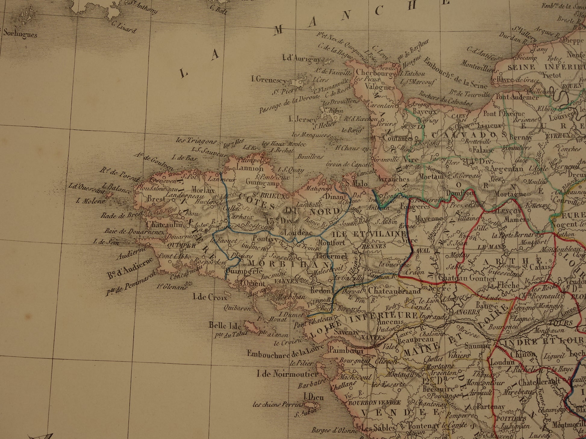 antieke historische landkaarten van Frankrijk winkel