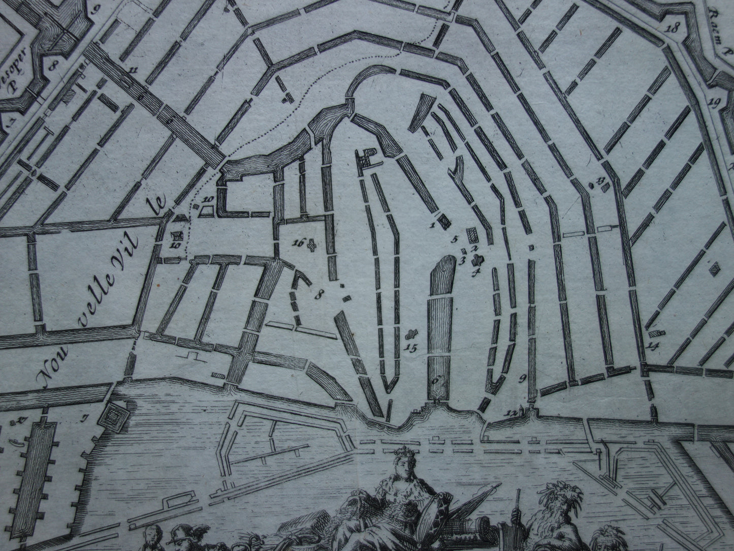 oude kaart van Amsterdam origineel