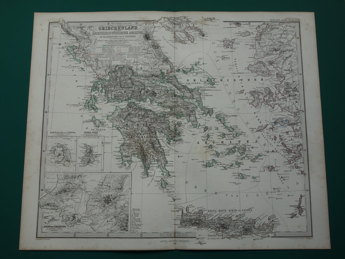 antieke landkaarten van Griekenland kopen
