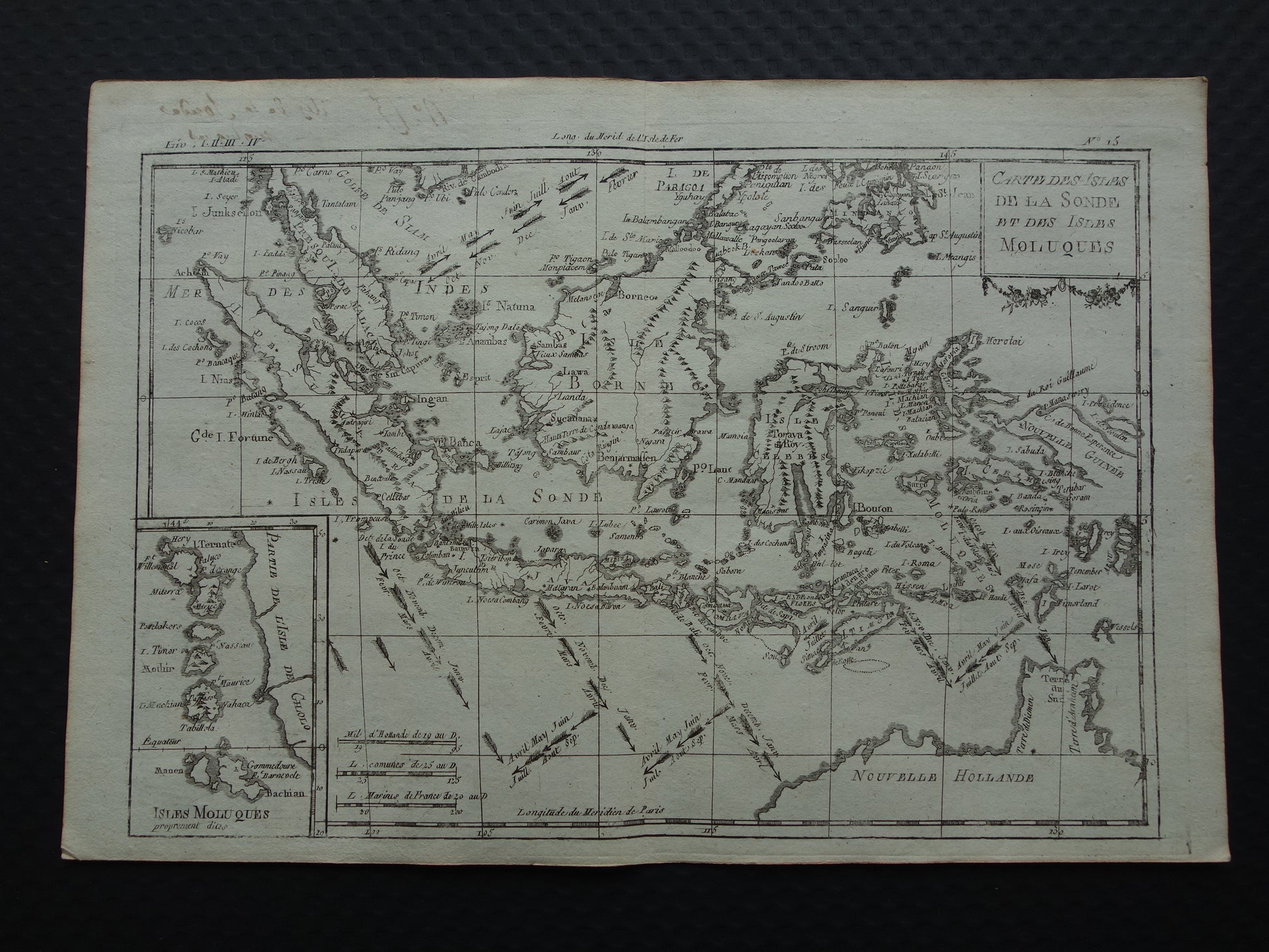 INDONESIË antieke kaart van Indonesië uit 1780 Mooie originele 245+ jaar oude landkaart Molukken