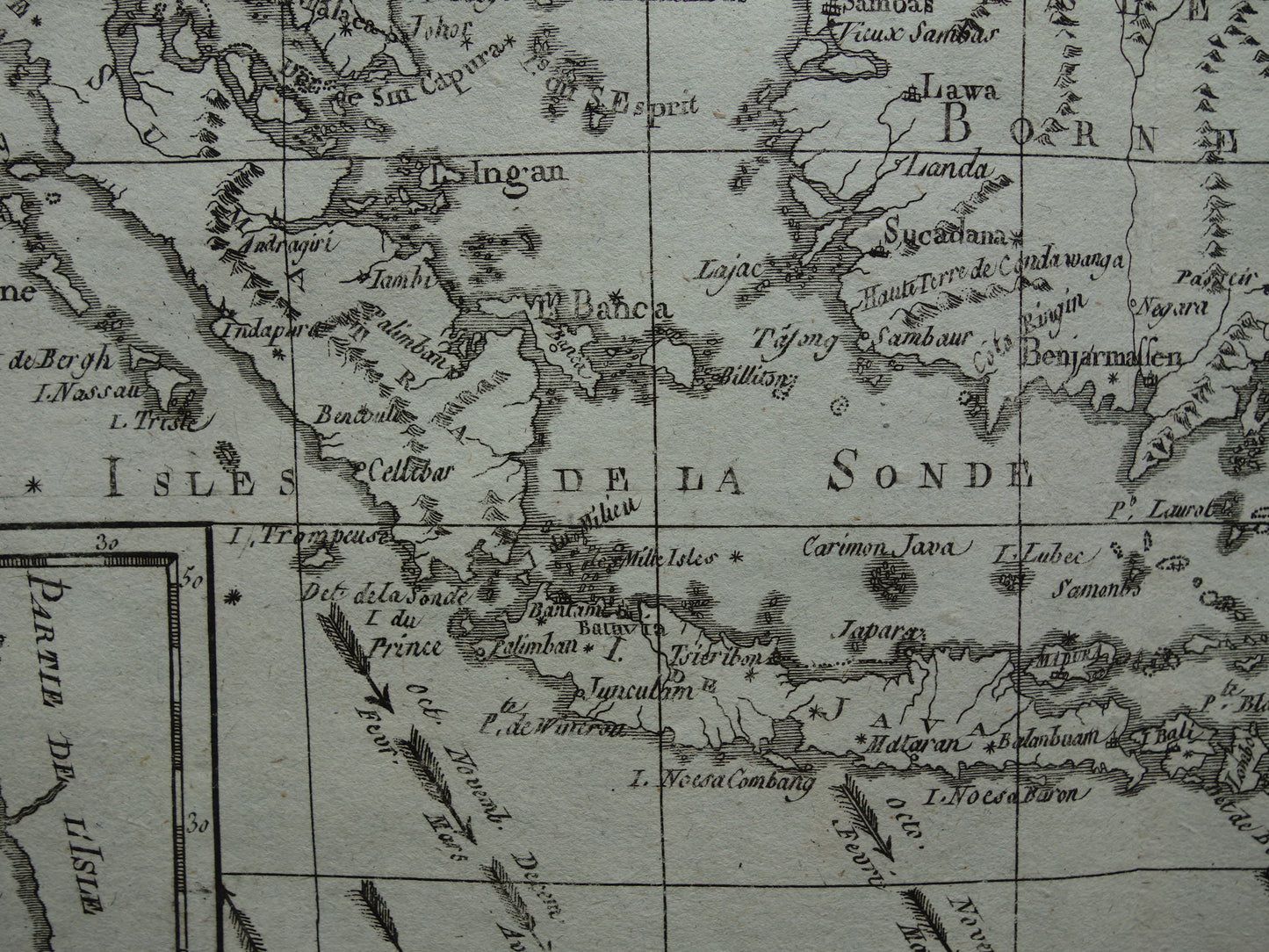 INDONESIË antieke kaart van Indonesië uit 1780 Mooie originele 245+ jaar oude landkaart Molukken