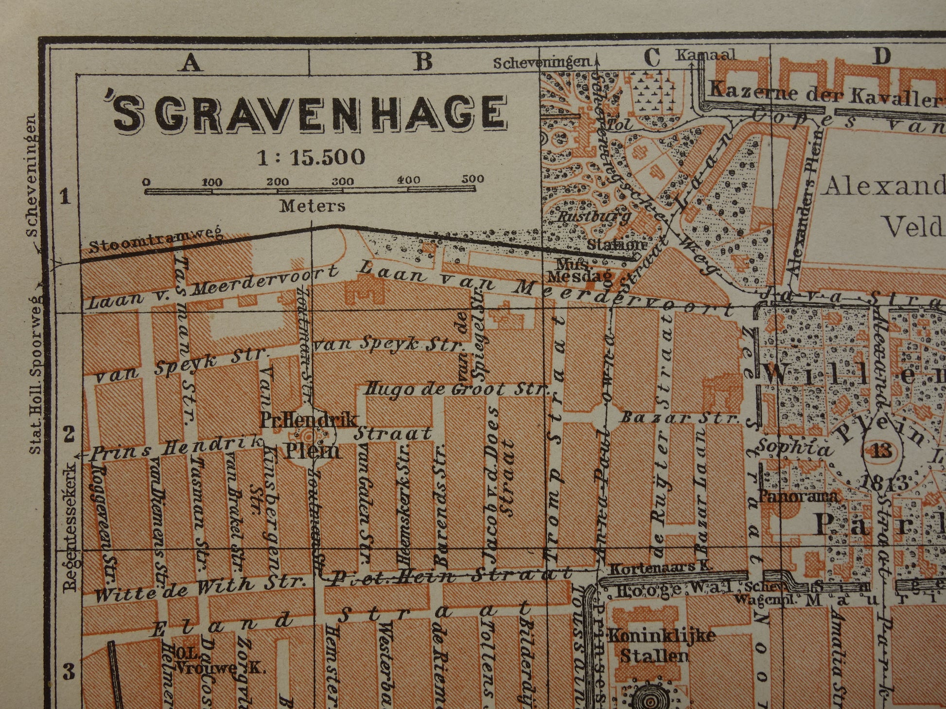den haag in het jaar 1904 kaart
