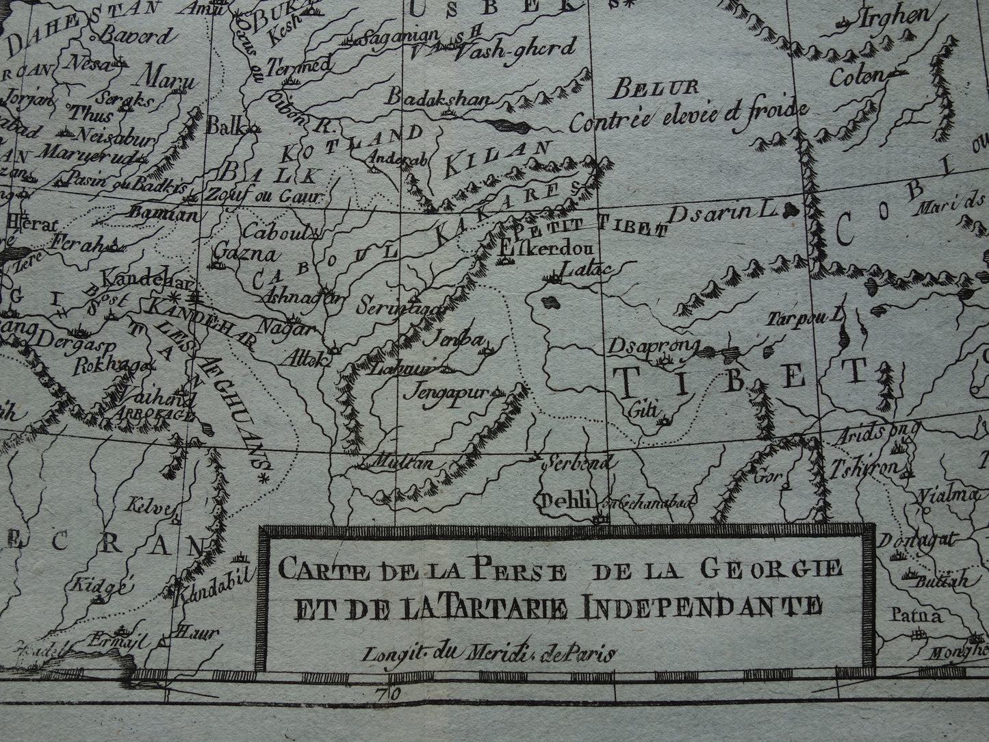 18 carte de la Perse, de la Georgie et de la tartarie independante