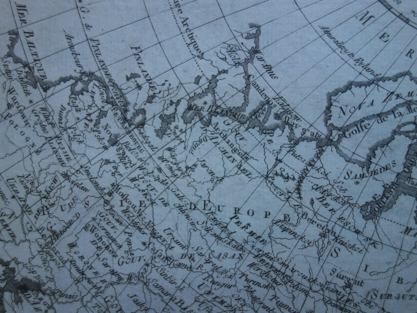 RUSLAND oude kaart Russische Rijk 1784 Originele antieke landkaart Siberië vintage historische print