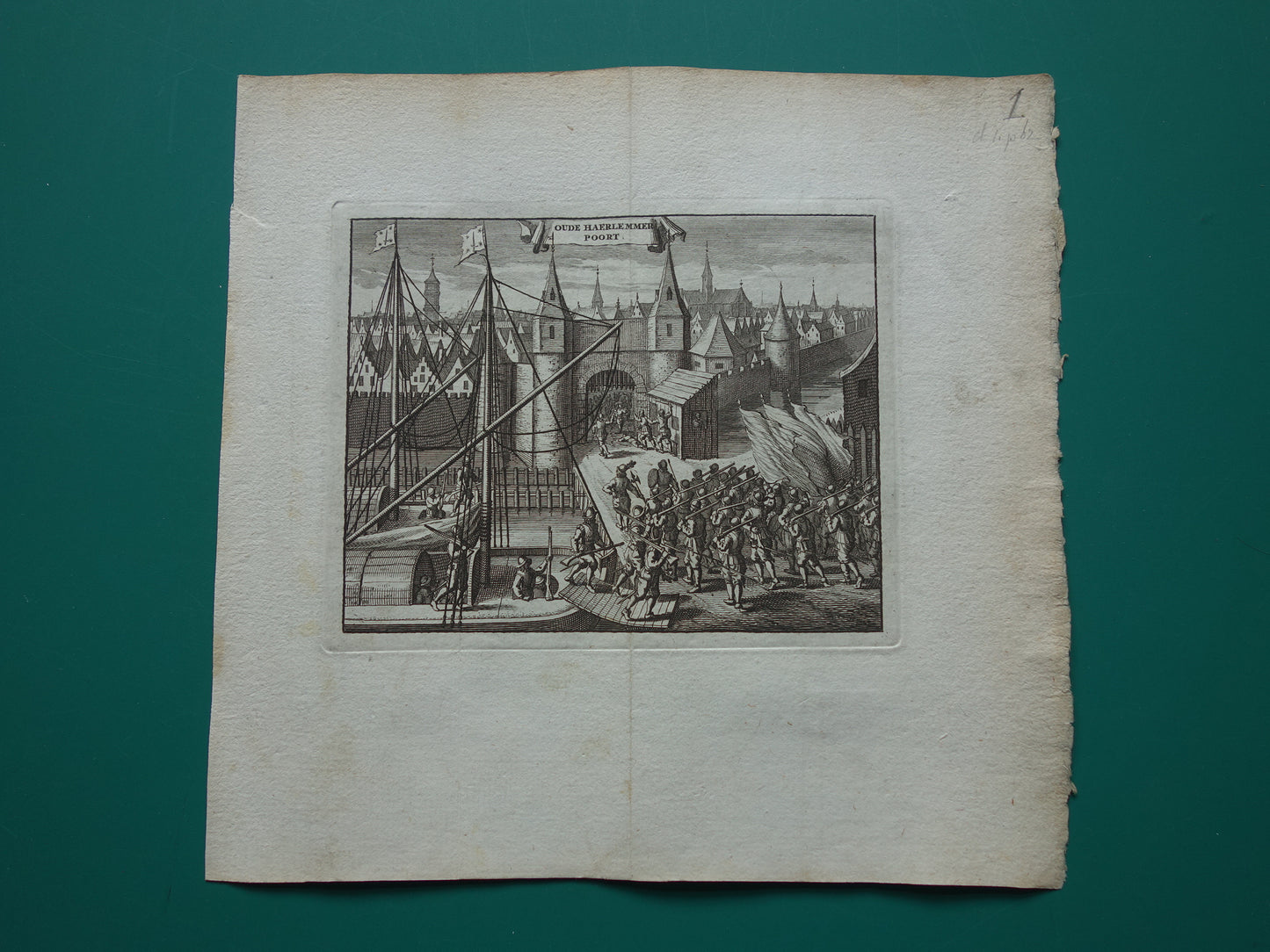 aanslag op amsterdam 1577 gravure haarlemmerpoort