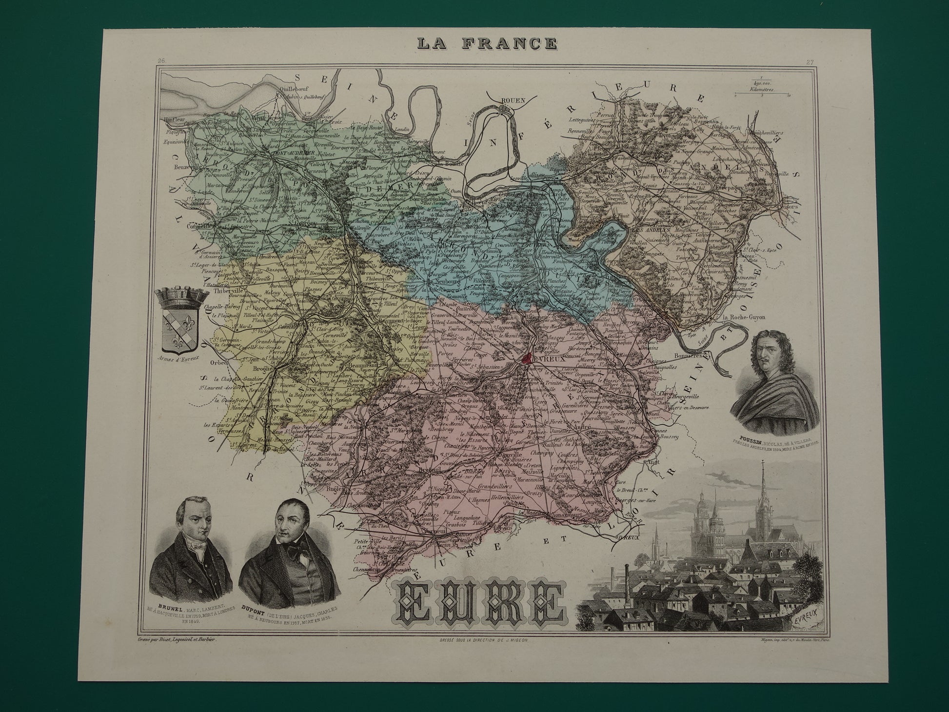 oude kaarten kopen van Franse departementen