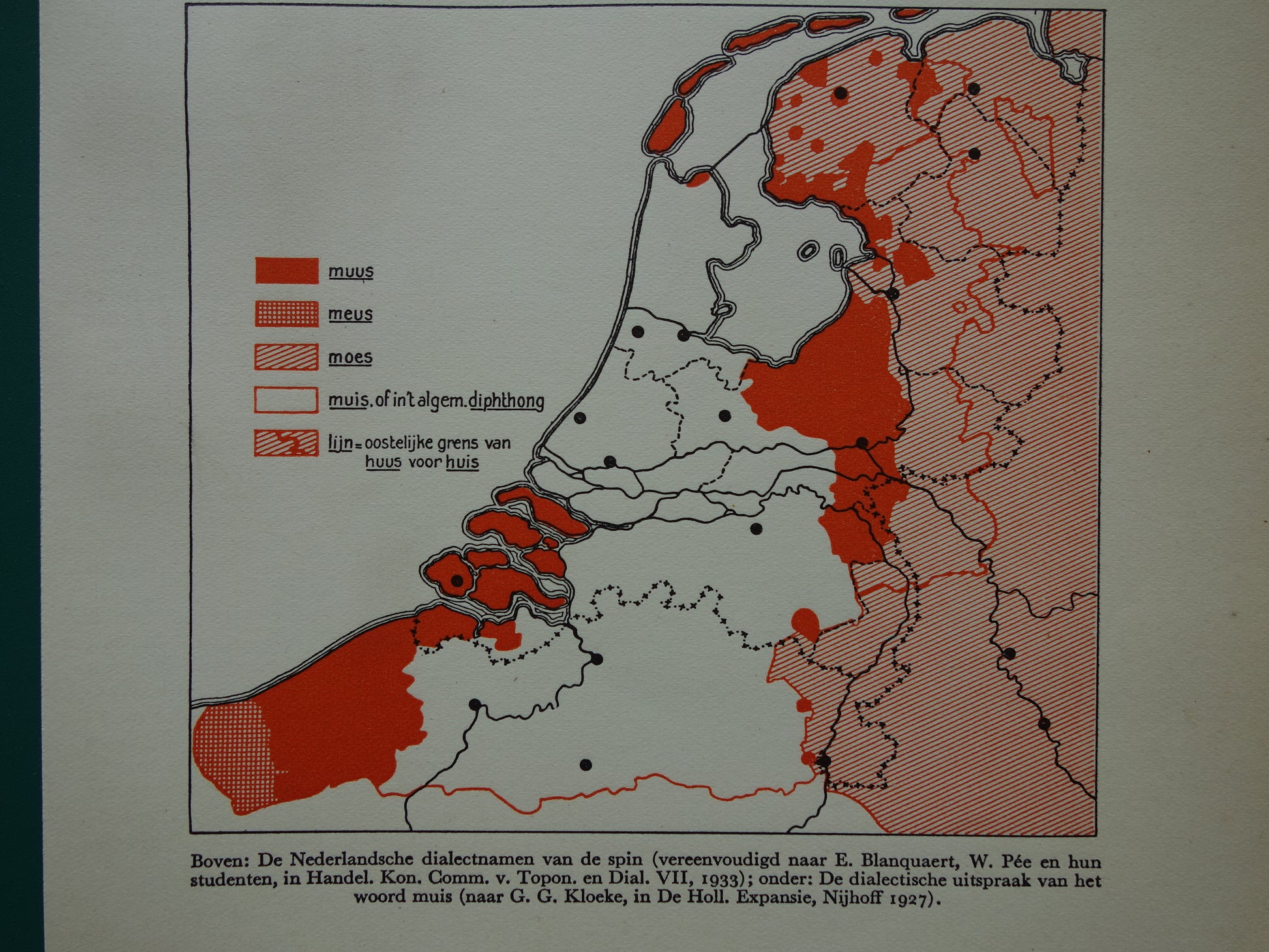 dialect uitspraak woord muis Nederland
