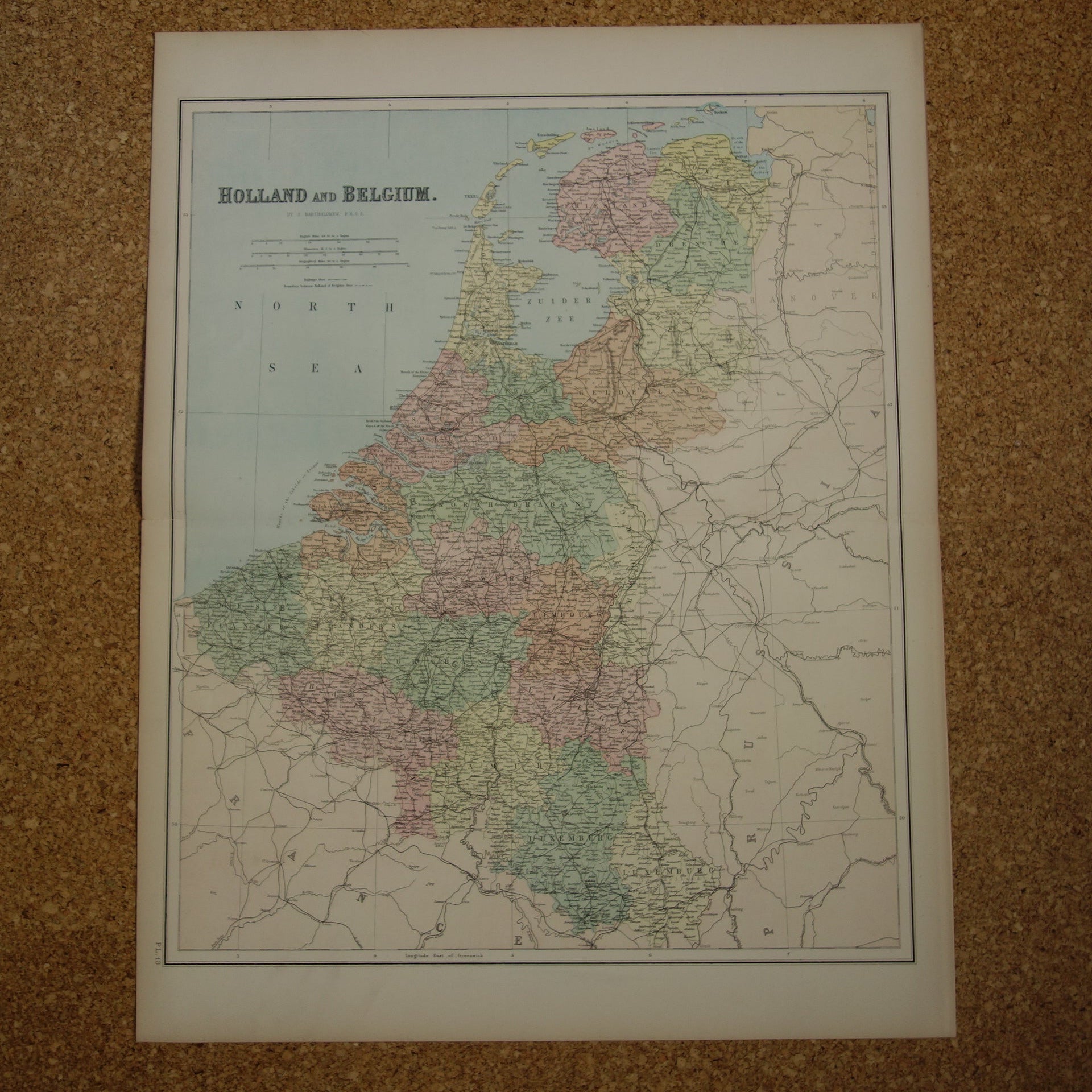 Nederland België oude landkaarten kopen