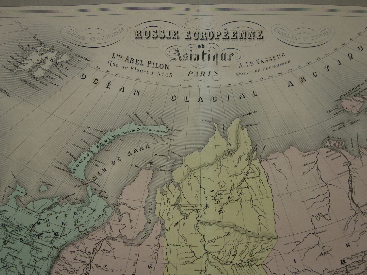 siberie oude landkaarten