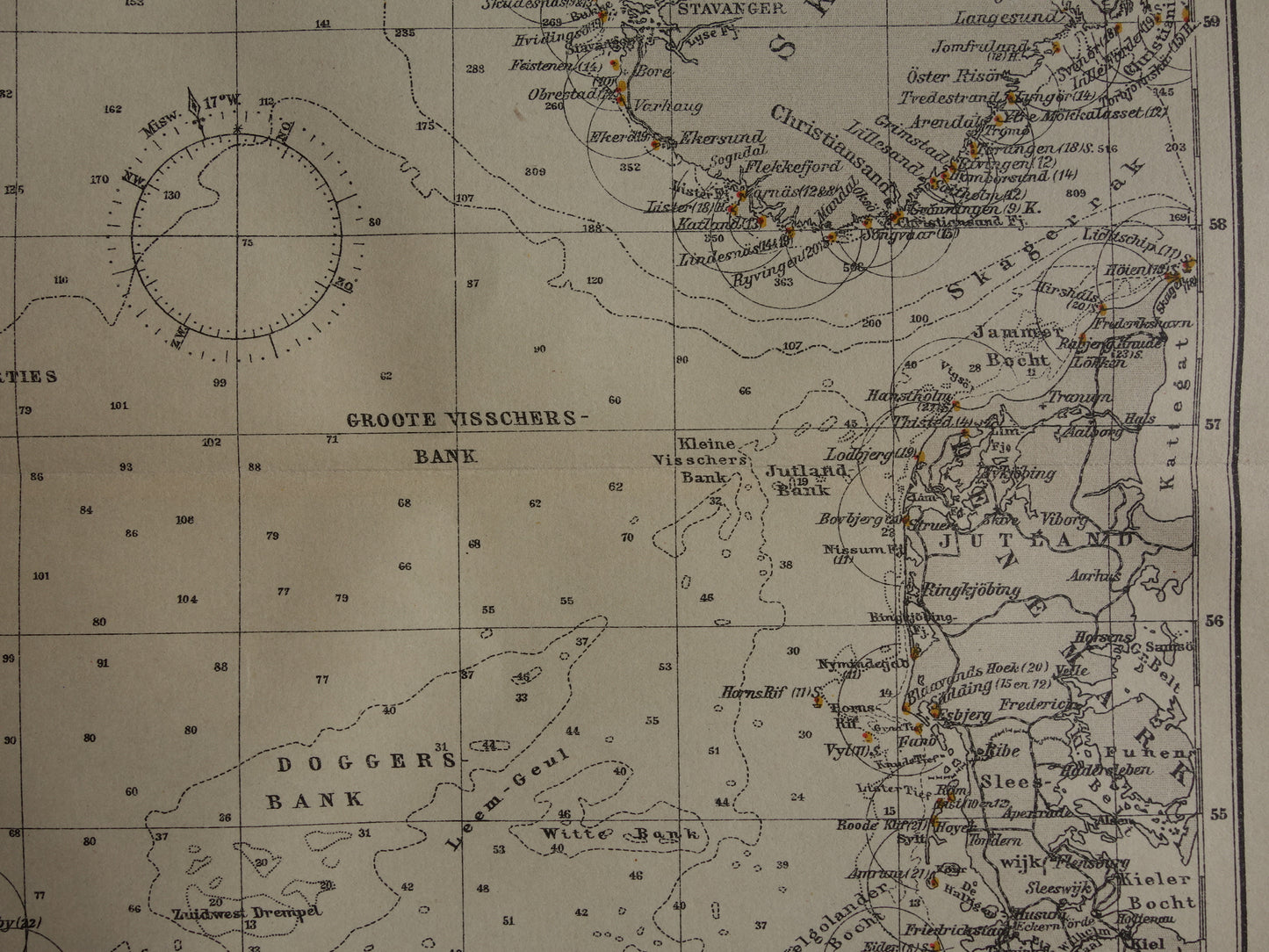 oude kaarten landkaarten zeekaarten van de noordzee kopen
