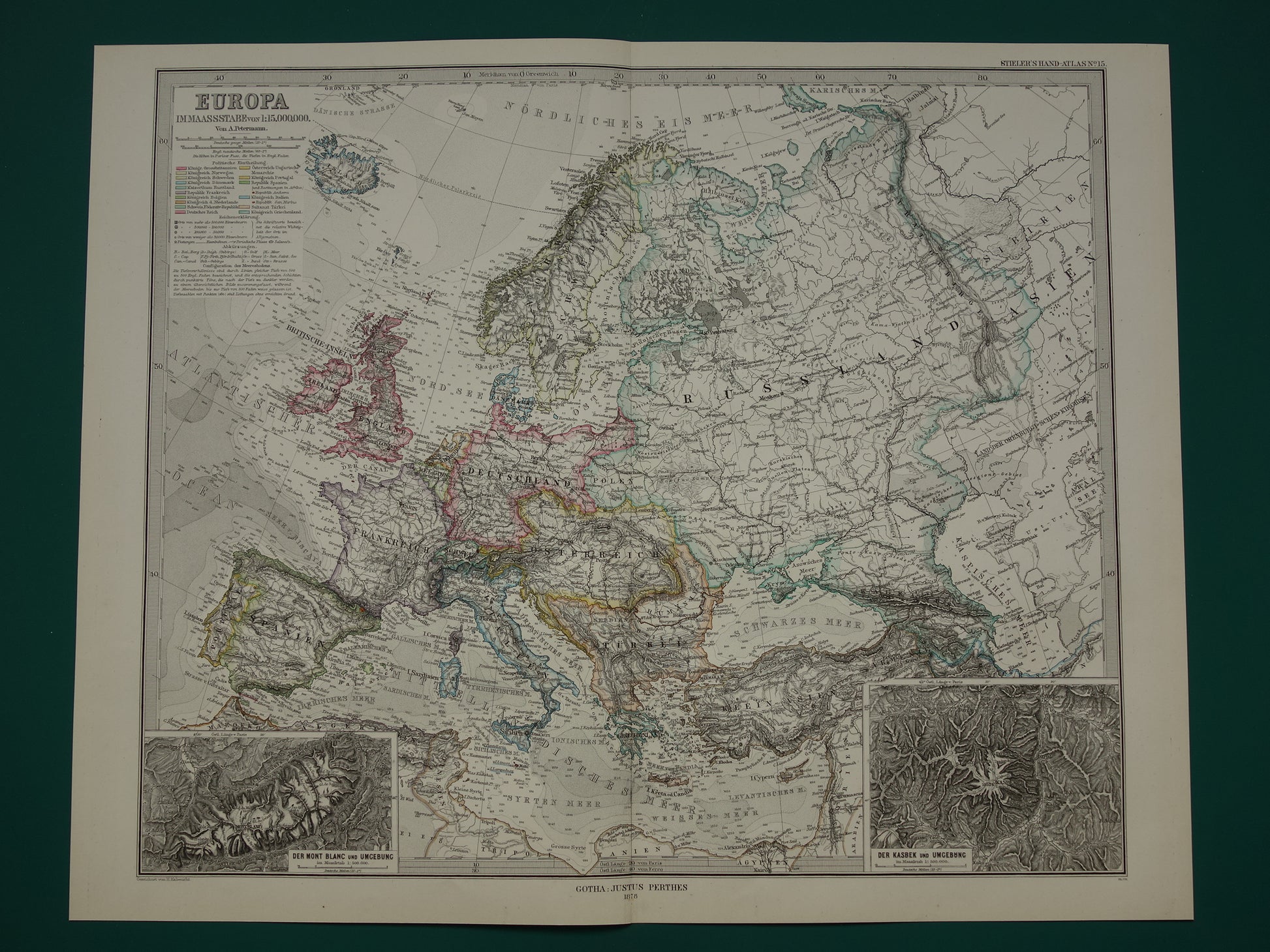 historische kaarten van Europa om in te lijsten