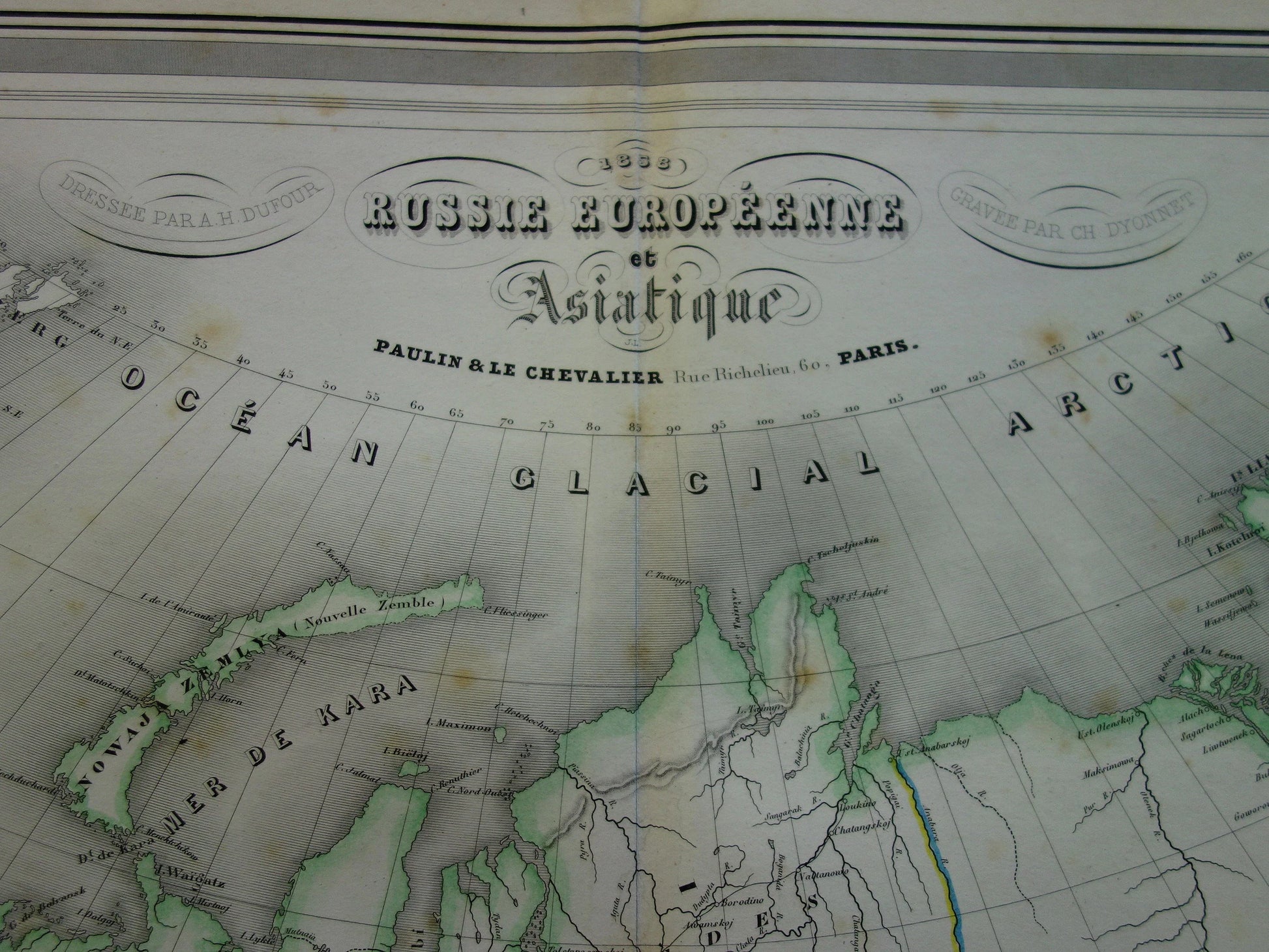 siberie oude landkaarten 