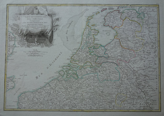 Partie septentrionale des Pays Bas comprenant les etats generaux des provinces unies 
 Janvier 1770
