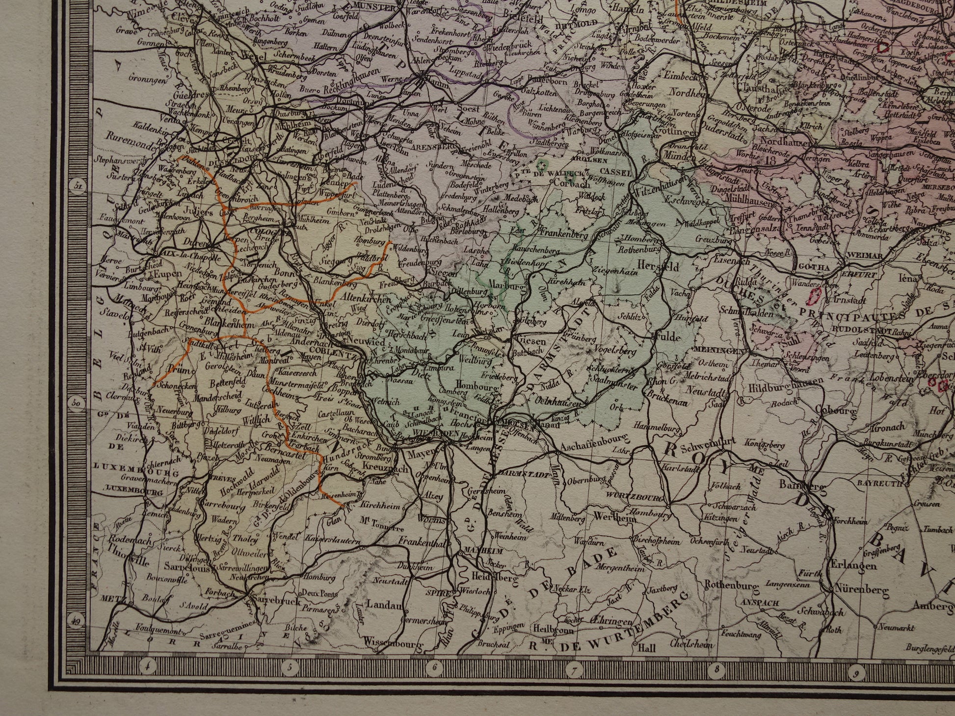 oude kaarten van Pruissen Duitsland kopen