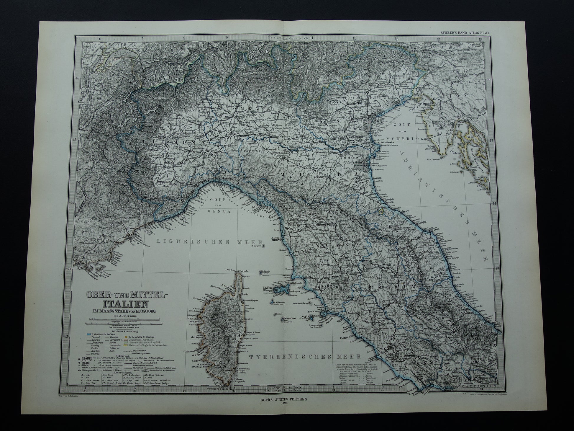 oude kaarten Italië kopen historische landkaart Italie
