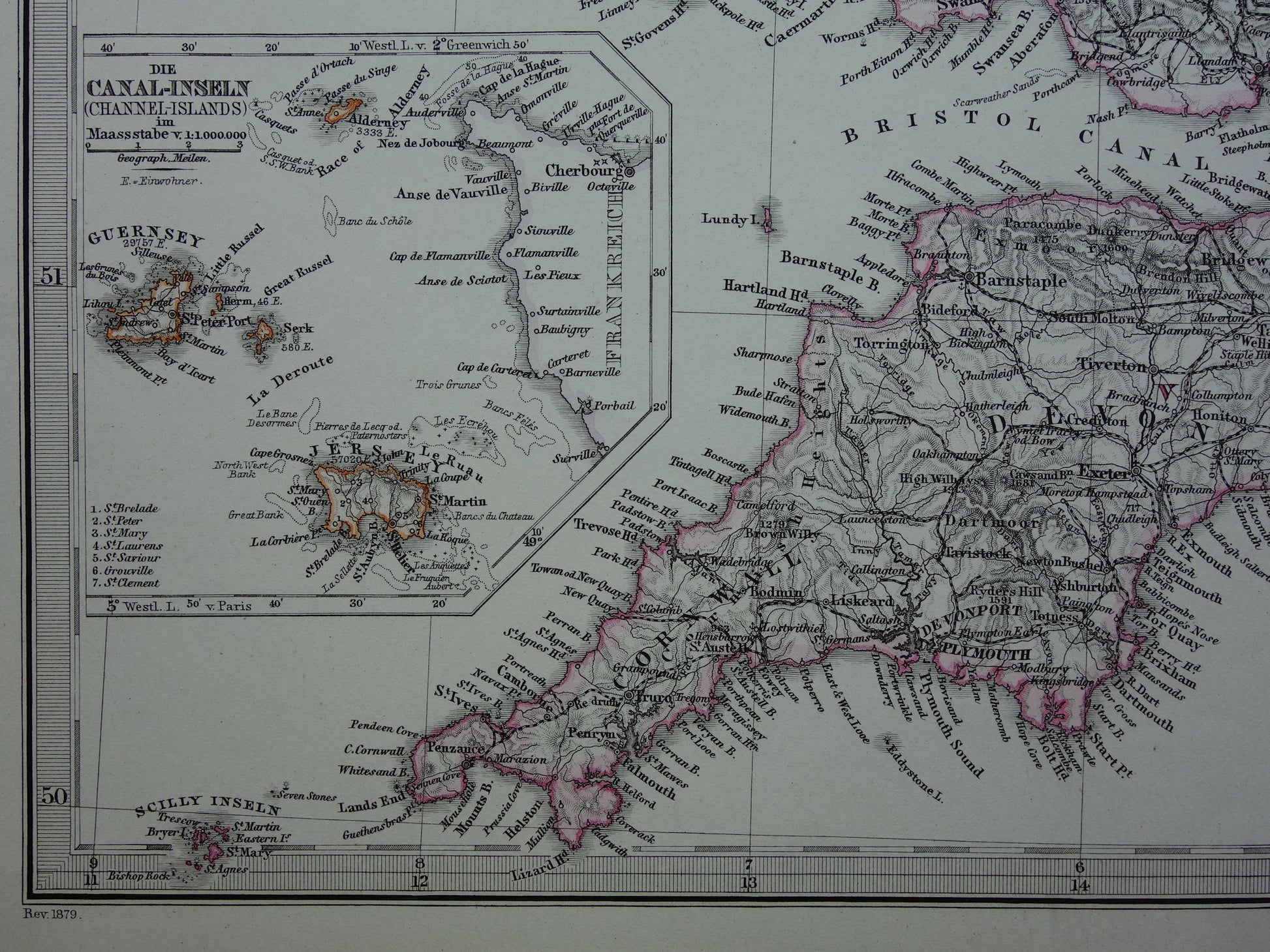 guernsey jersey kanaaleilanden oude antieke kaart landkaart
