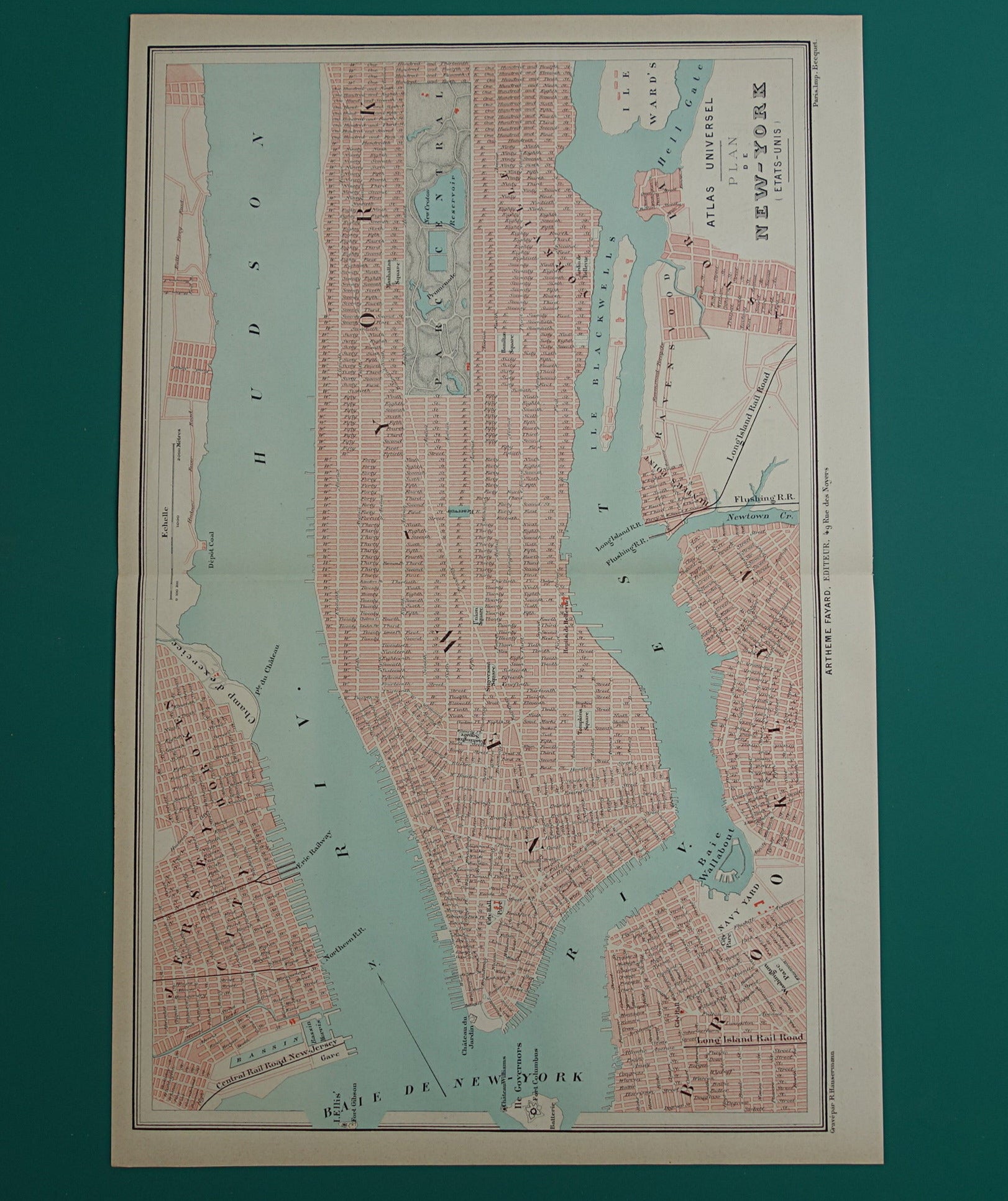 antieke kaarten van New York kopen