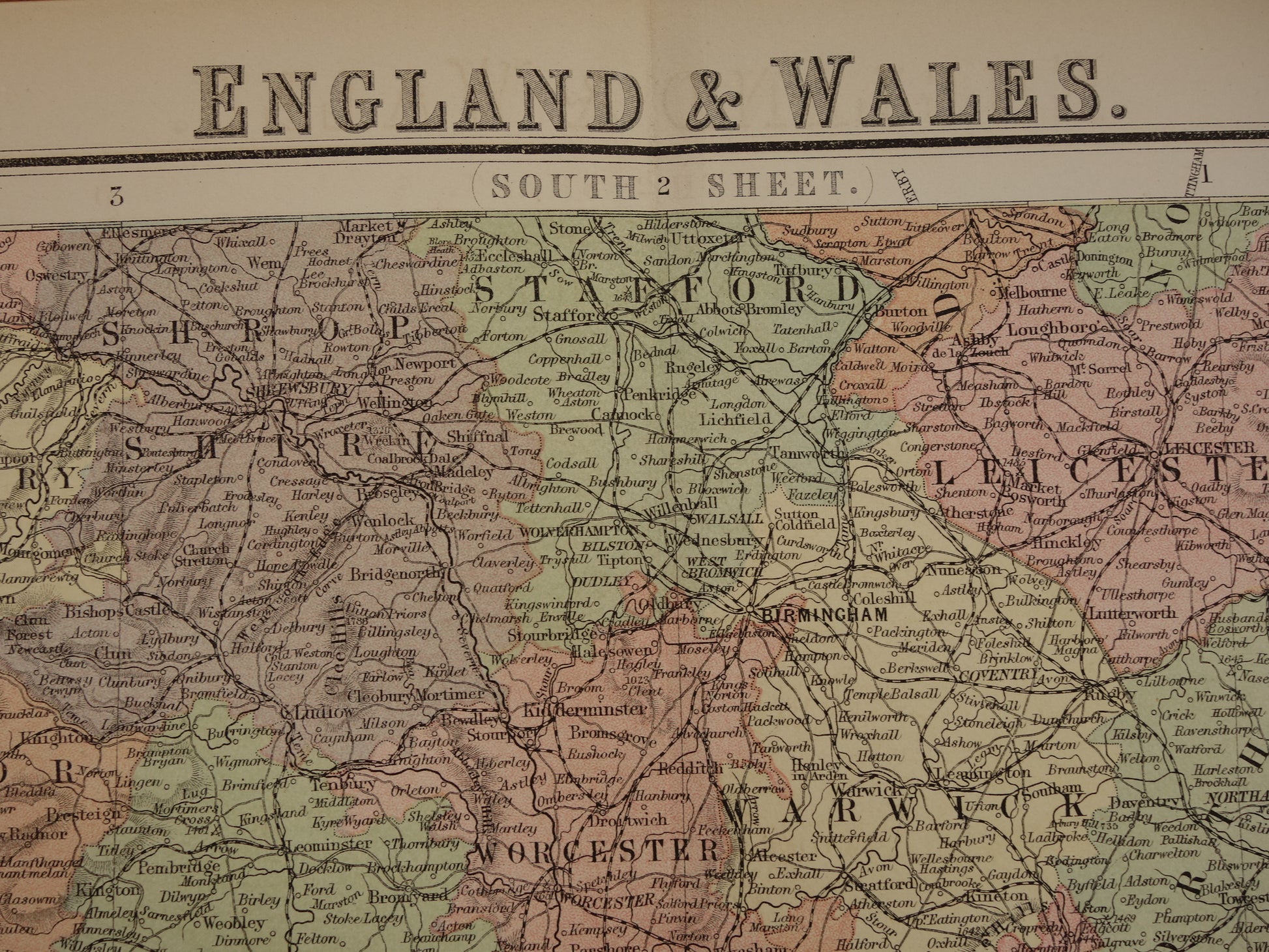 grote antieke historische kaarten landkaarten van Engeland en Wals