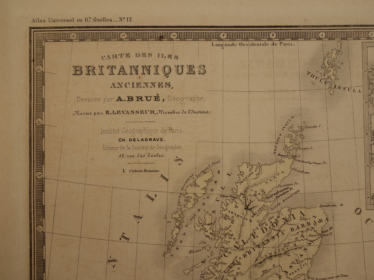 12 carte des iles Britanniques anciennes carte de la germanie de la rhetie du norique