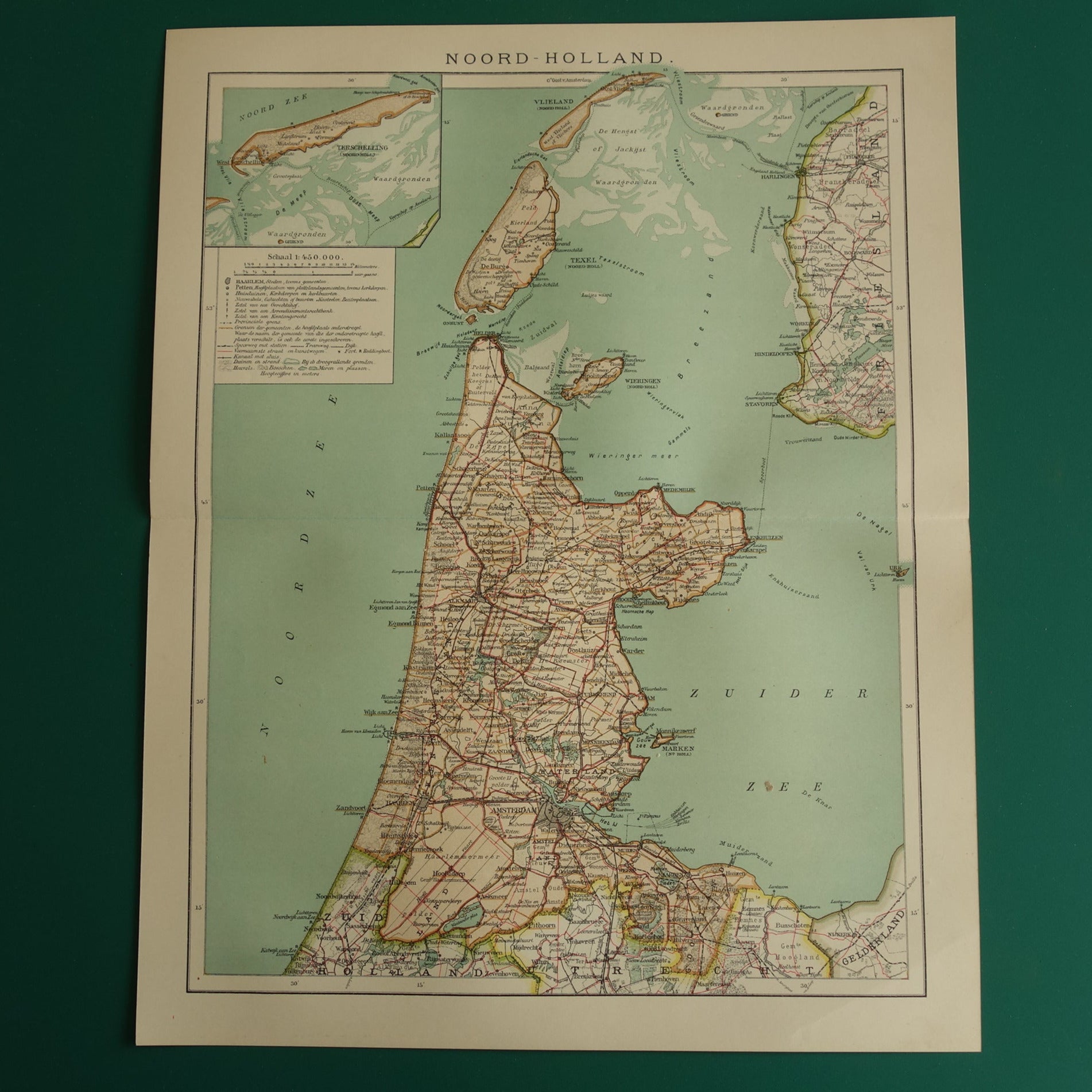 oude kaarten van Noord-Holland provincie kopen