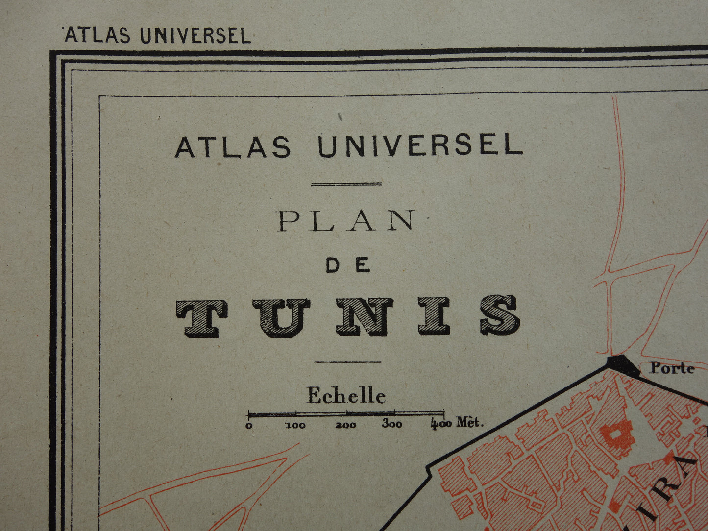 oude antieke kaart van Tunis kopen kaarten