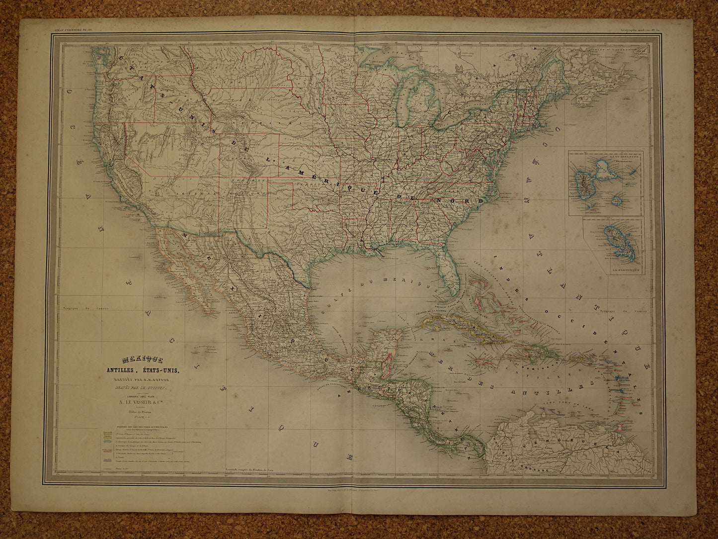 Verenigde Staten Antieke oude landkaarten kaarten kopen
