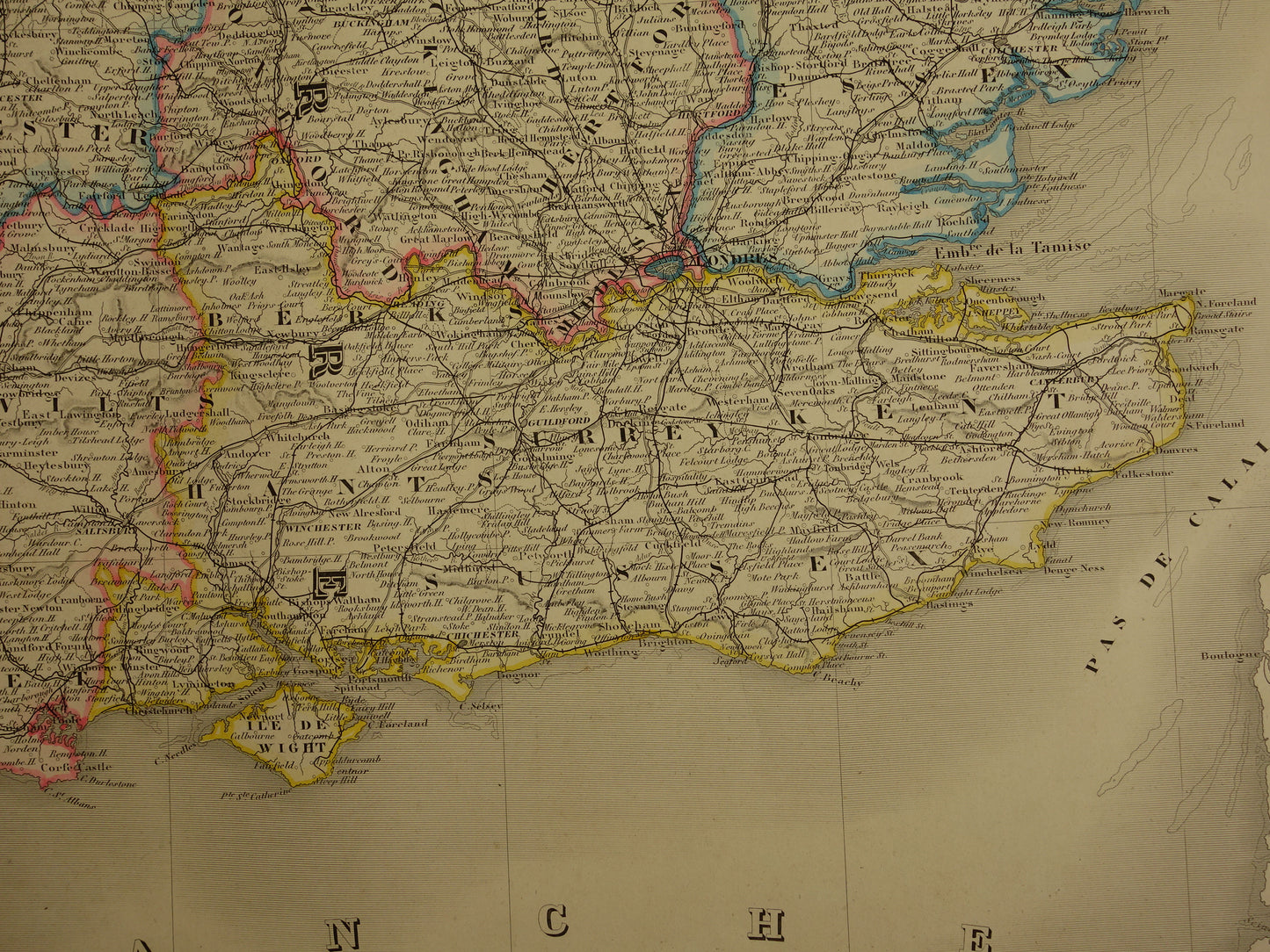 originele antieke oude landkaarten kaarten Engeland 