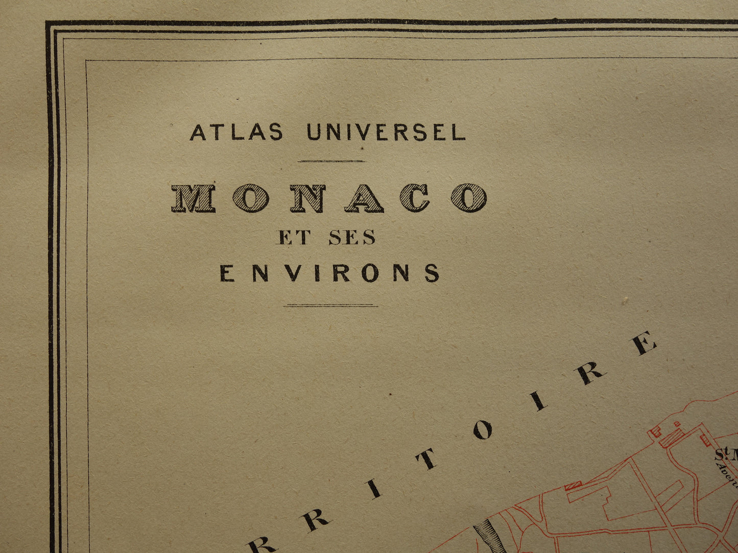 Monaco oude antieke vintage kaarten kopen