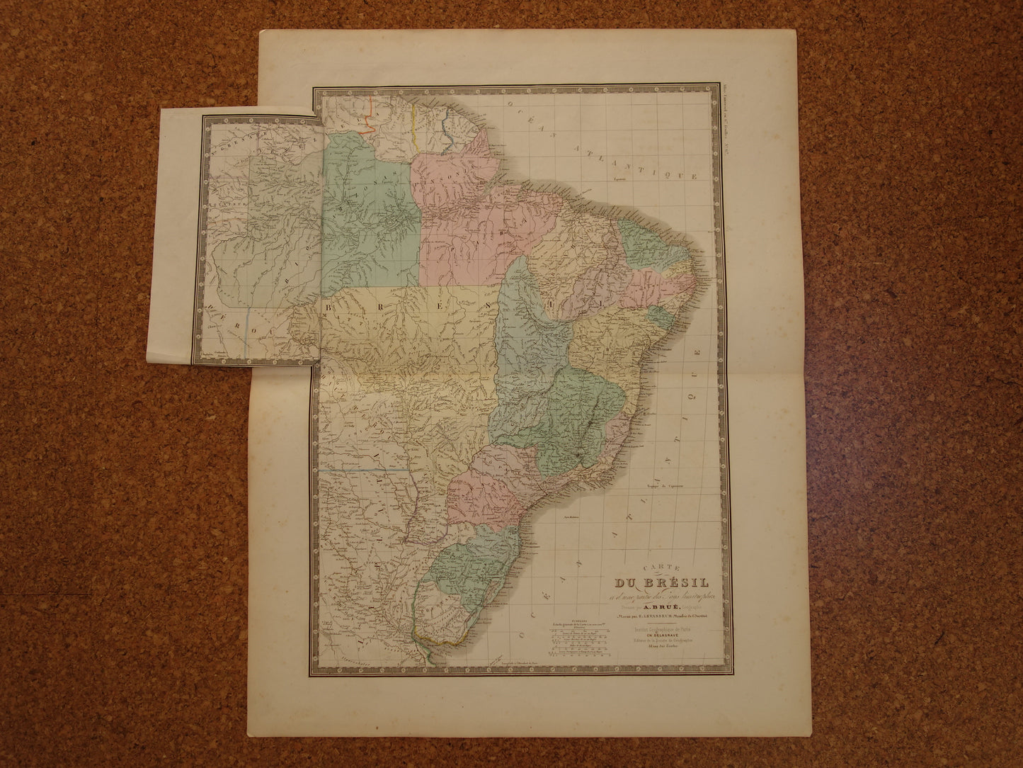 oude kaarten van Brazilie te koop