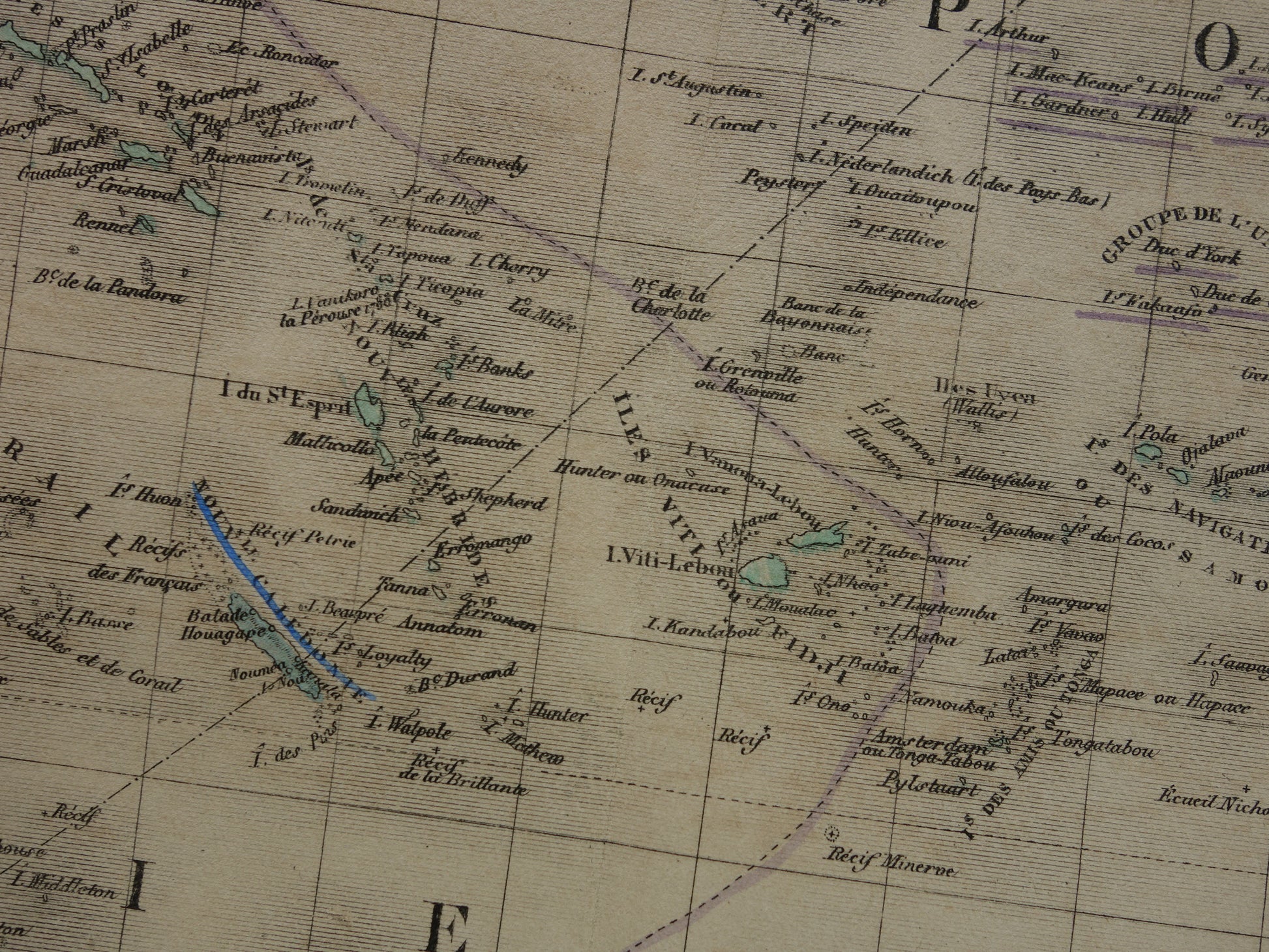 antieke landkaarten van polynesie kopen