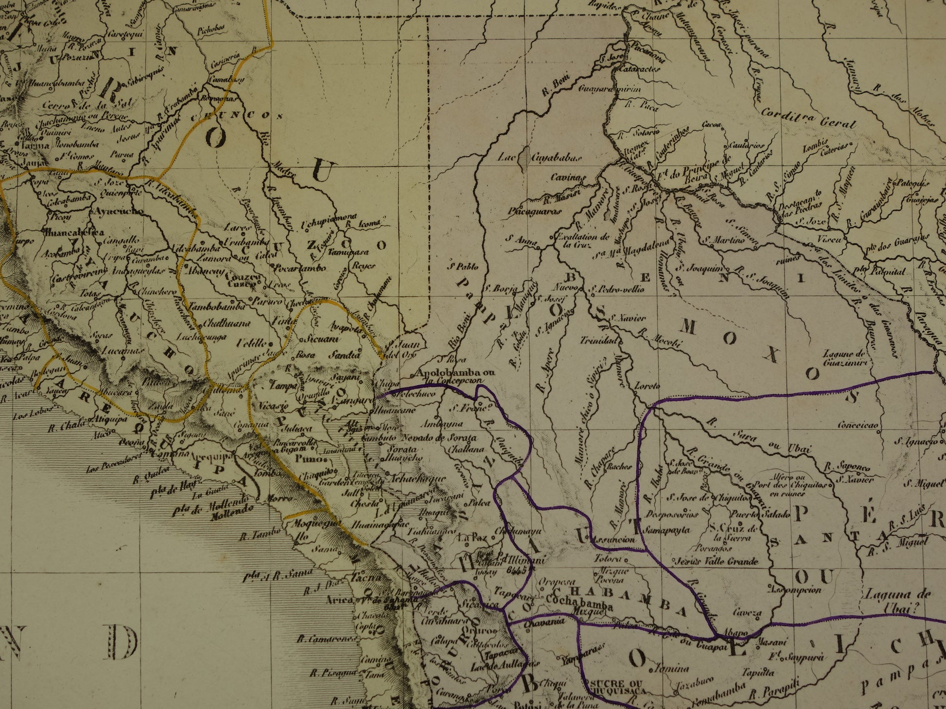 antieke kaart van Bolivia kopen