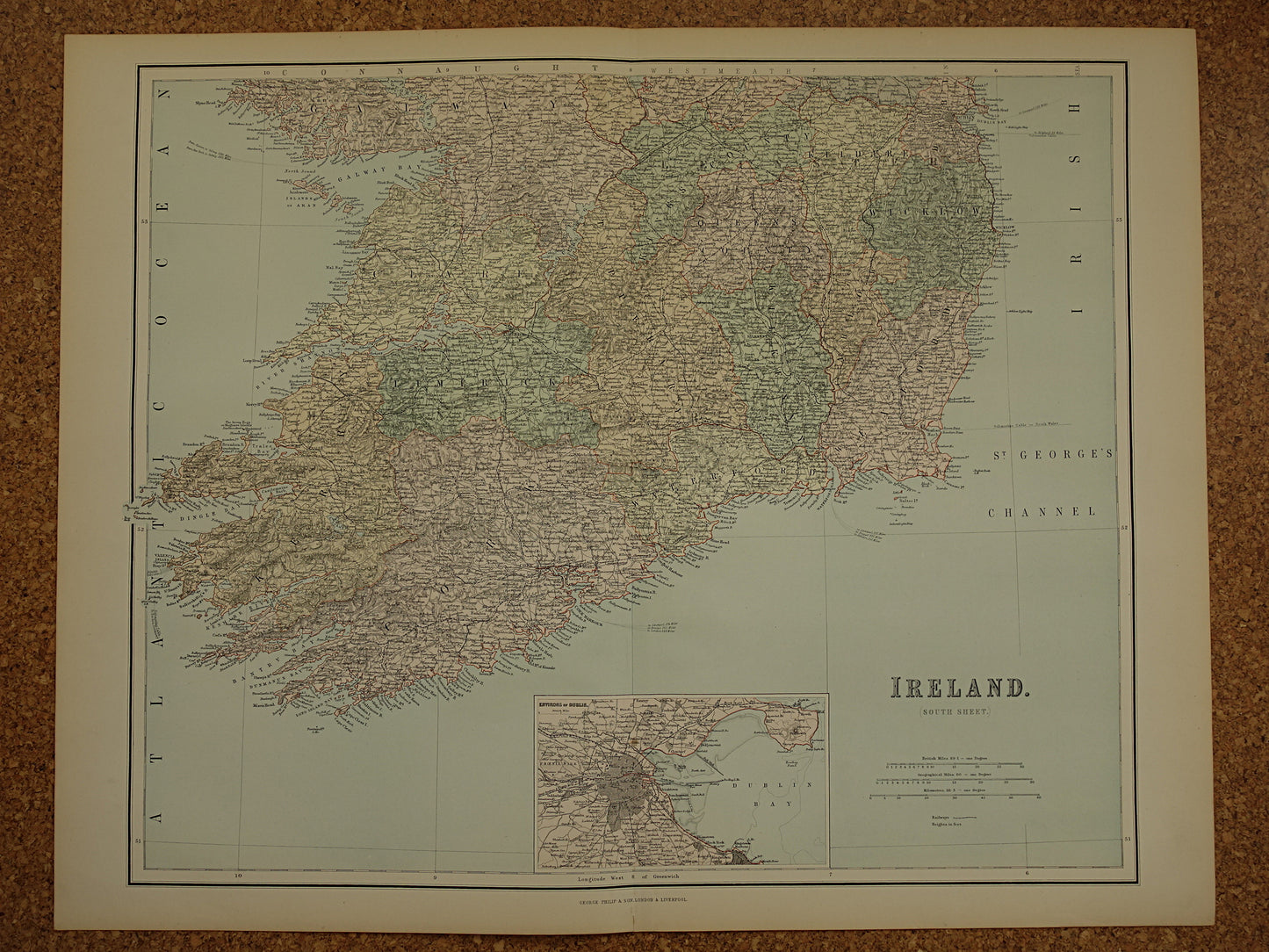 oude landkaarten van Ierland kopen