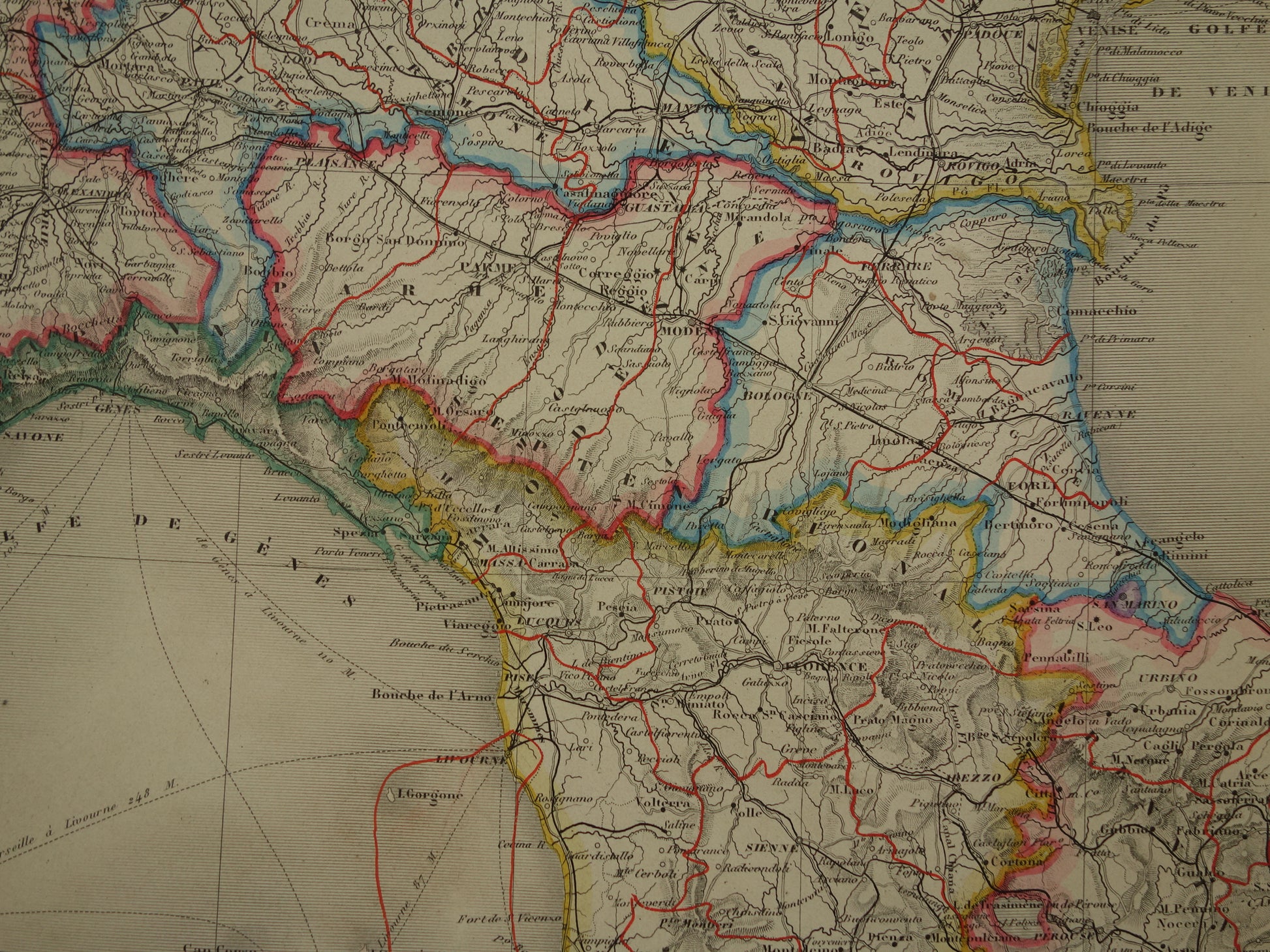 historische kaarten van Italie winkel