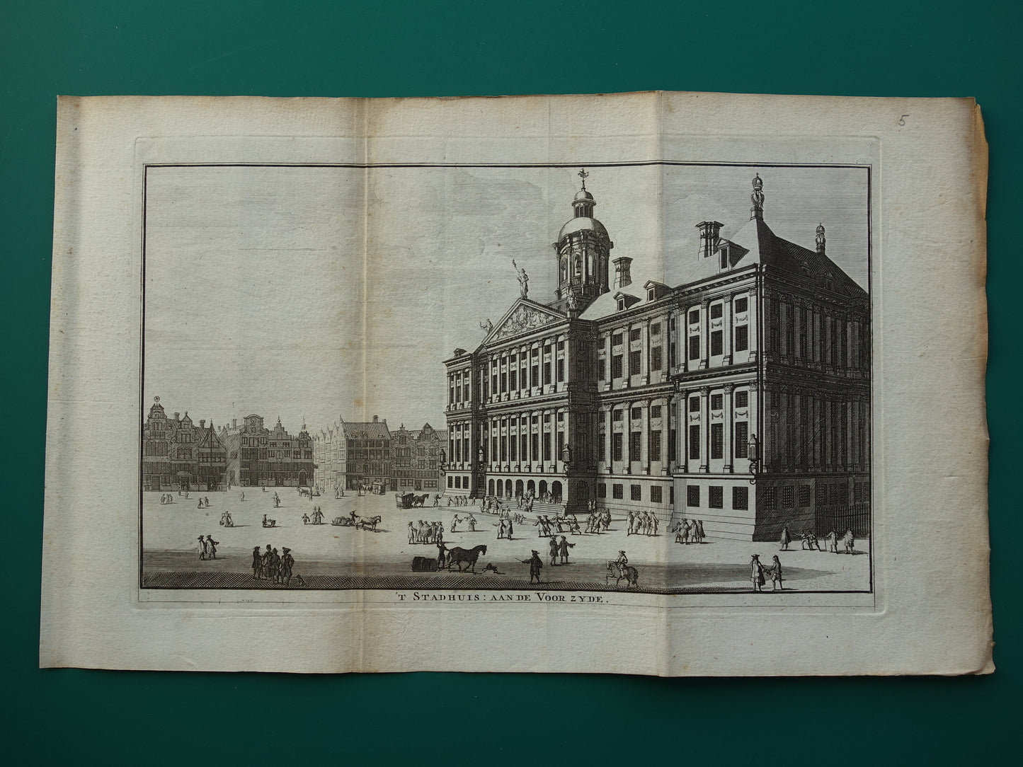 't Stadhuis aan de voor zyde wagenaar amsterdam octavo editie 1770