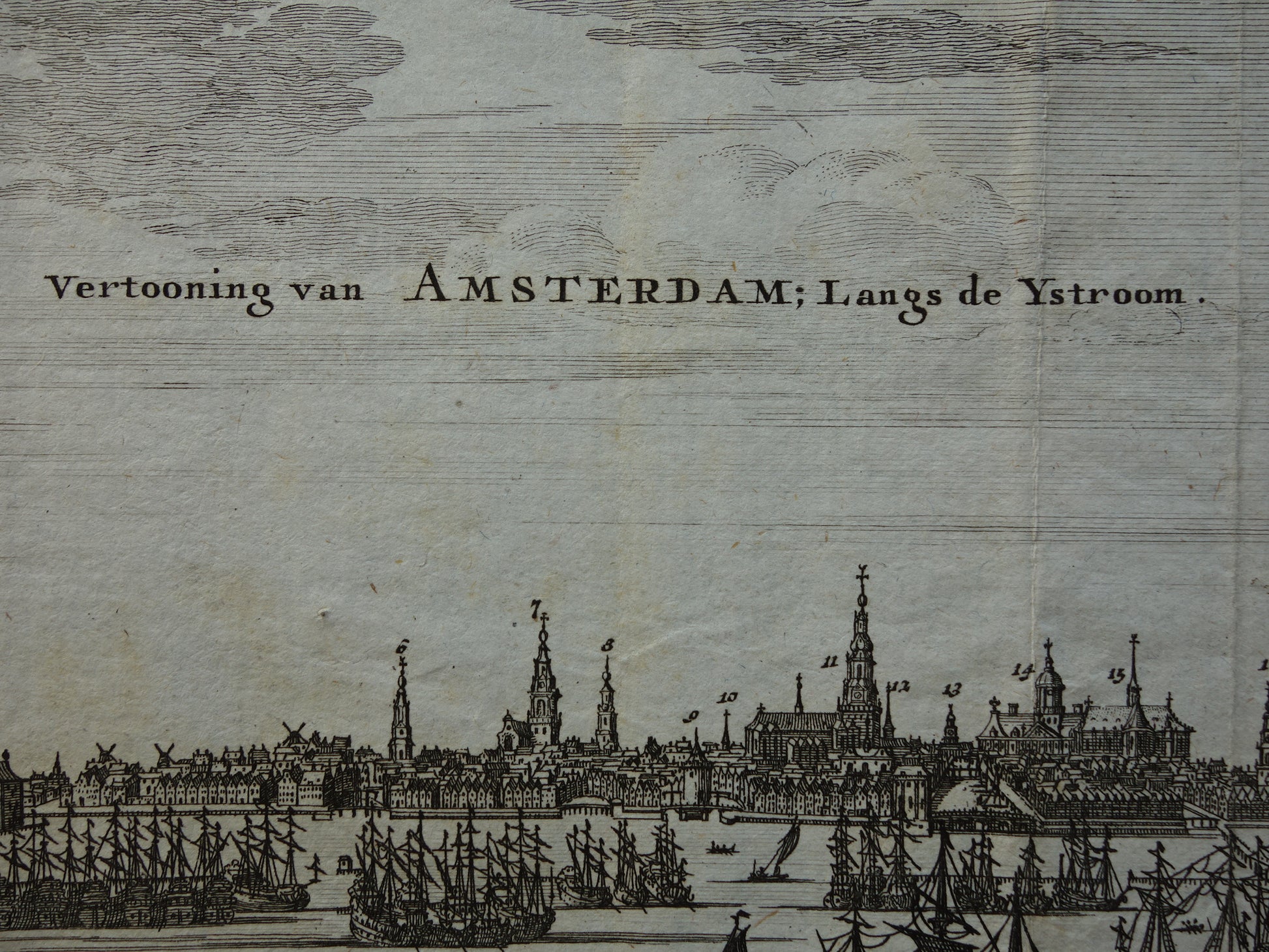 Vertooning van Amsterdam; Langs de Ystroom