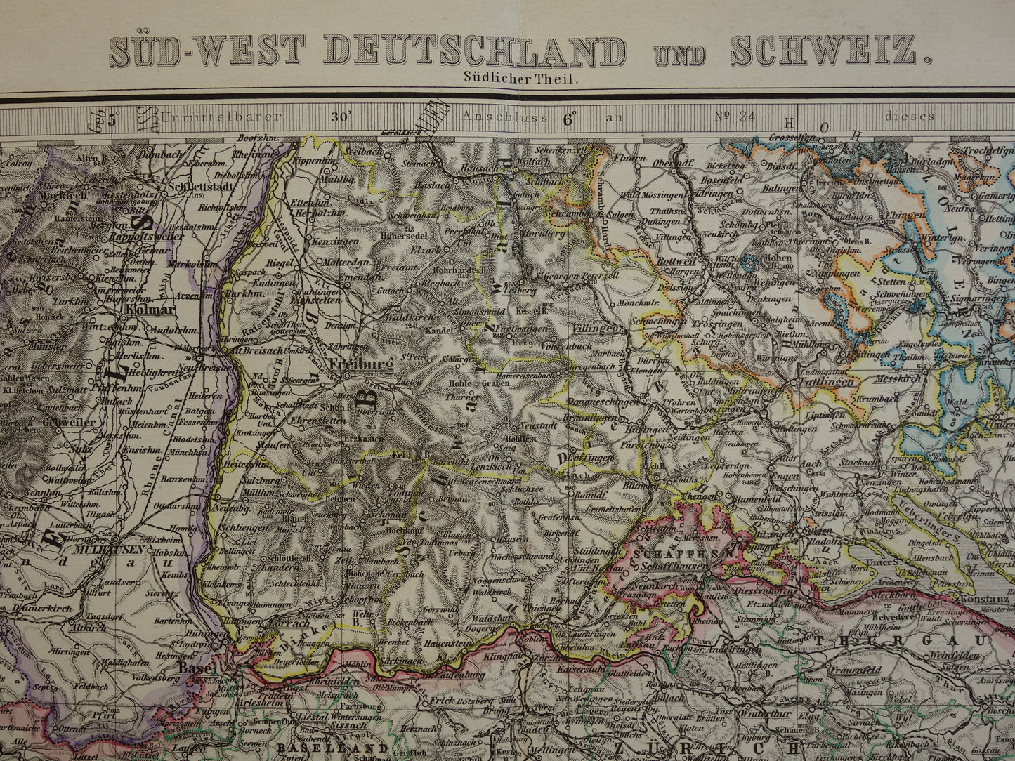 oude landkaarten van Zwitserland kopen