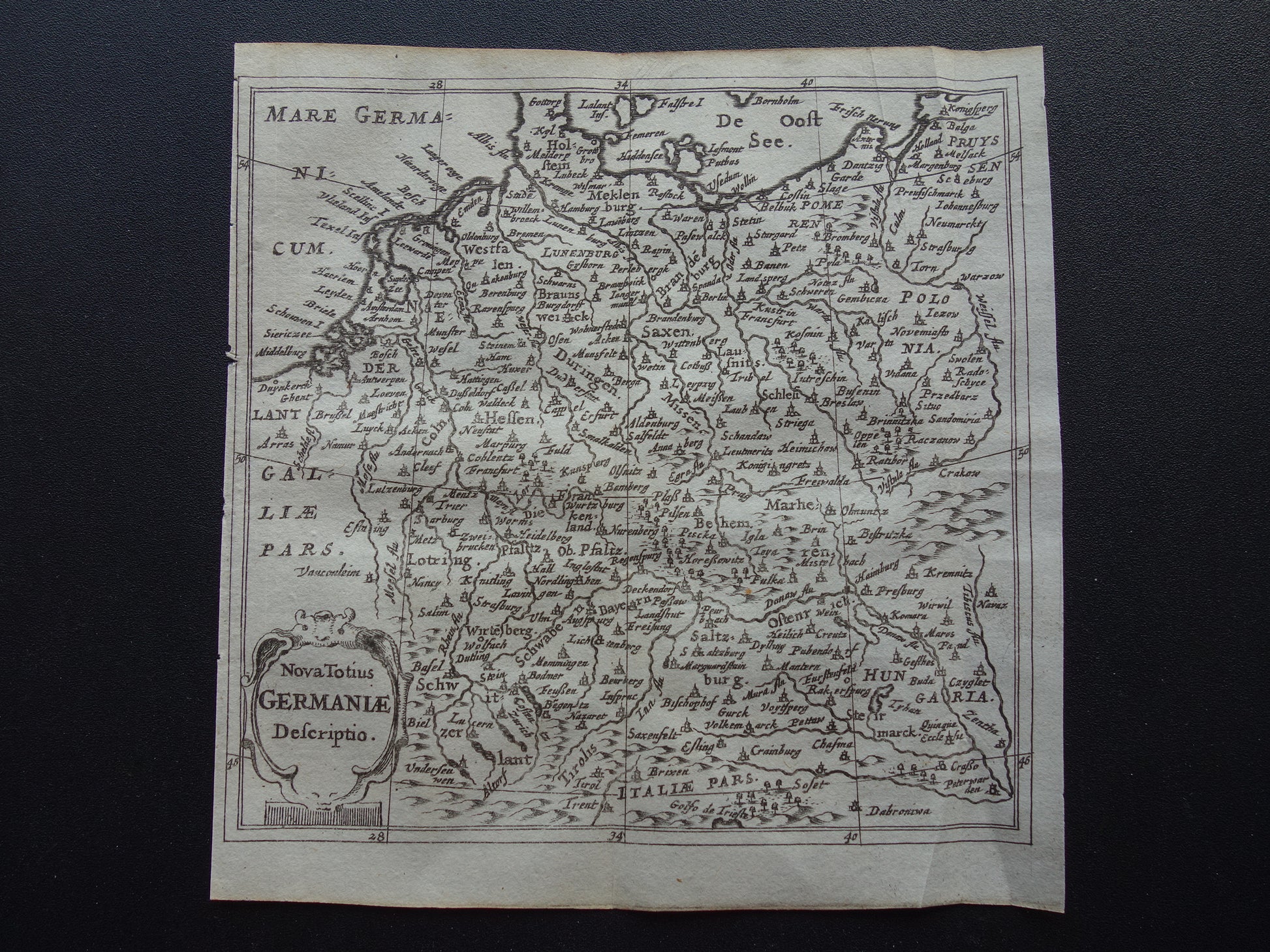 historische kaarten landkaarten van Duitsland