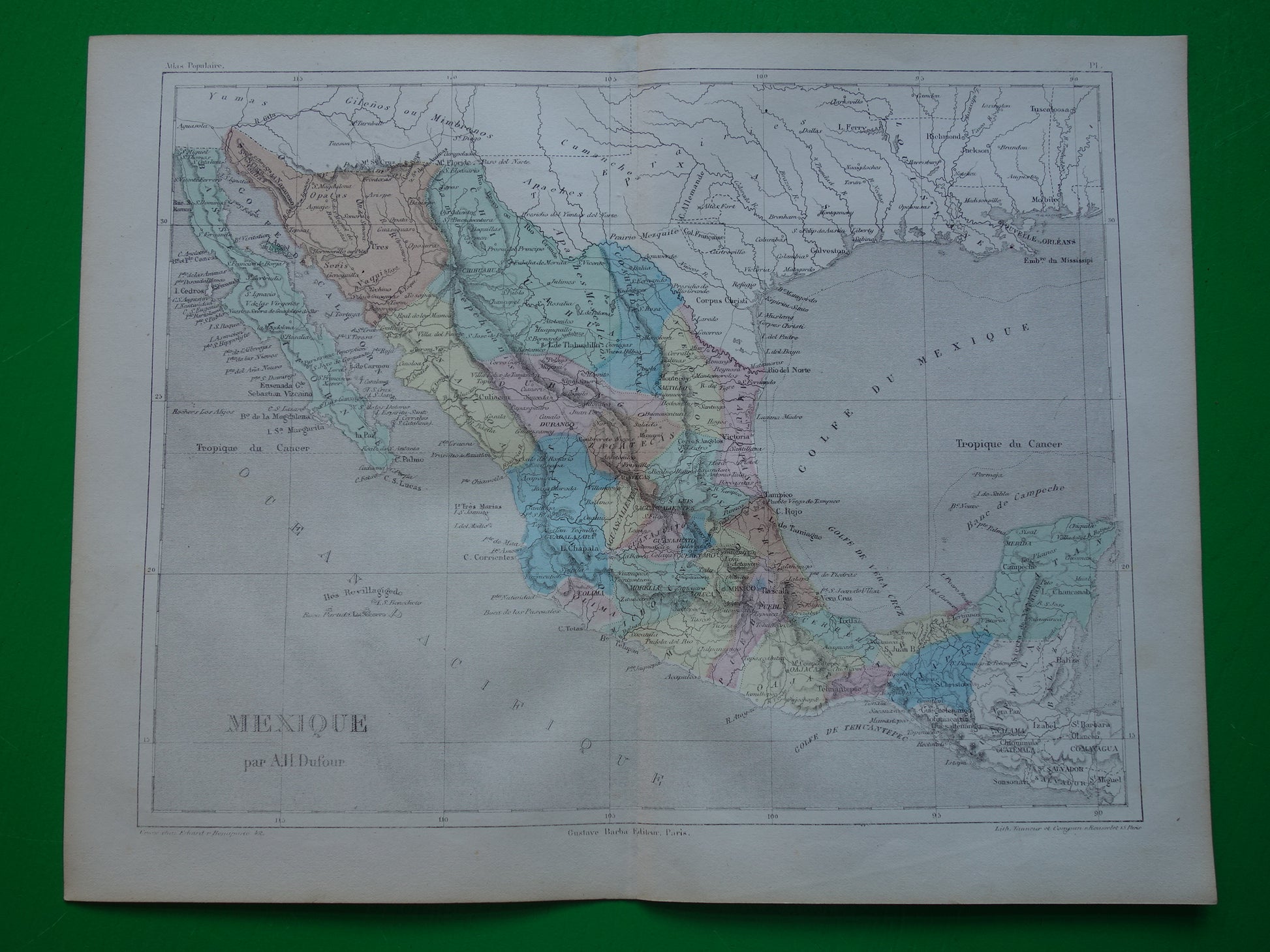 antieke landkaarten van Mexico kopen