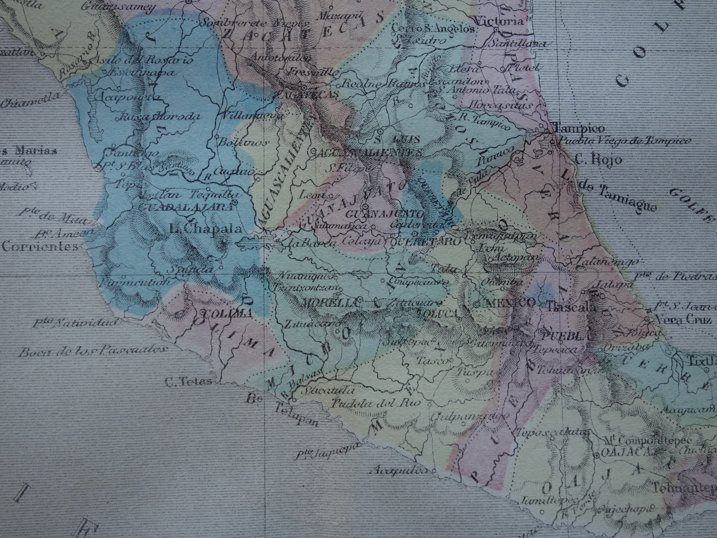 historische kaarten van Mexico winkel