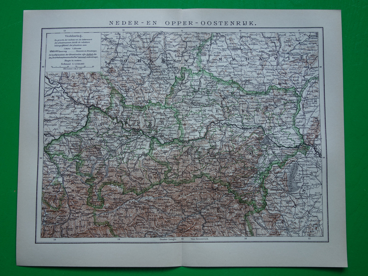 historische landkaarten van Oostenrijk kopen