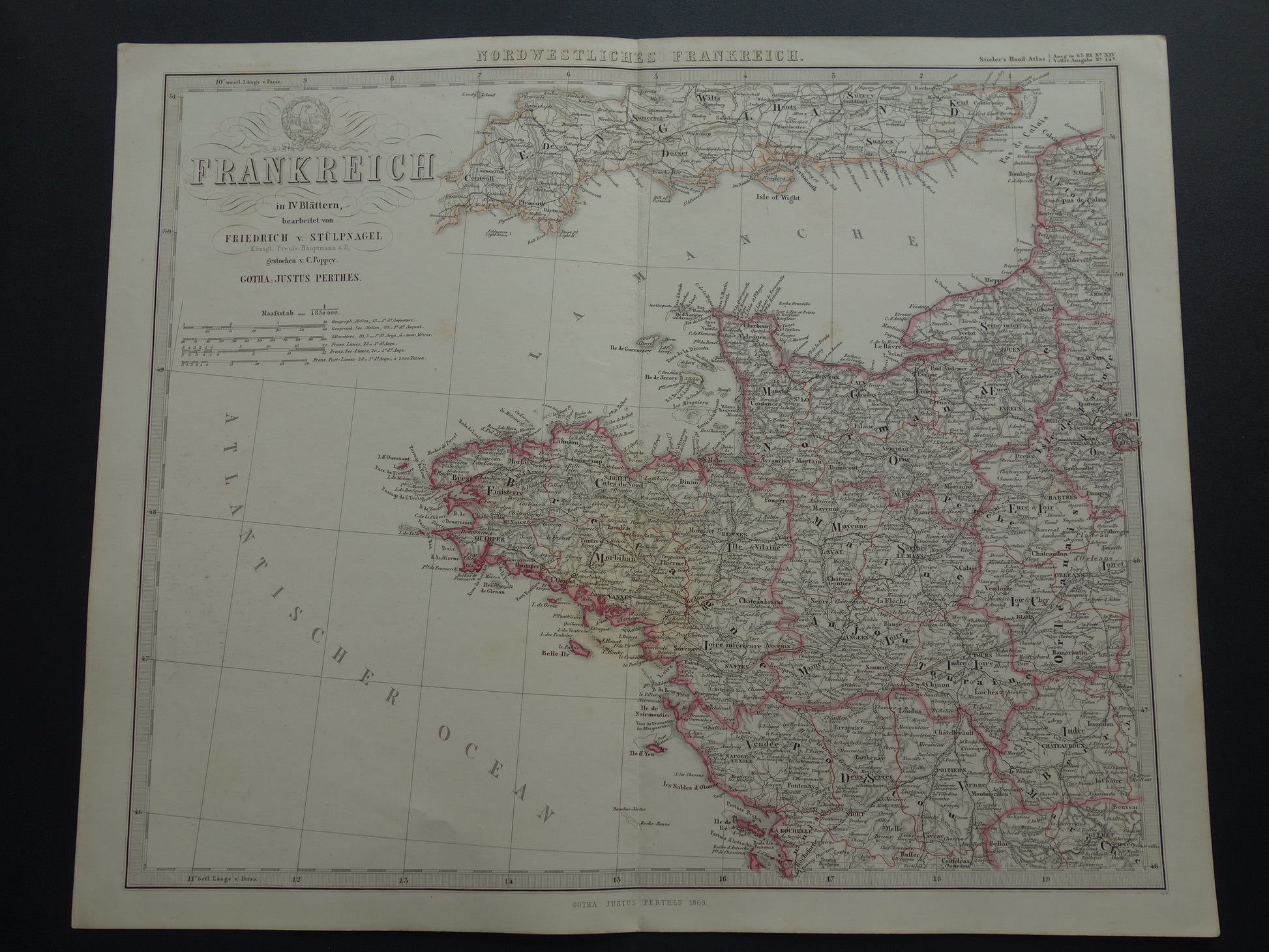 oude kaarten van Frankrijk te koop