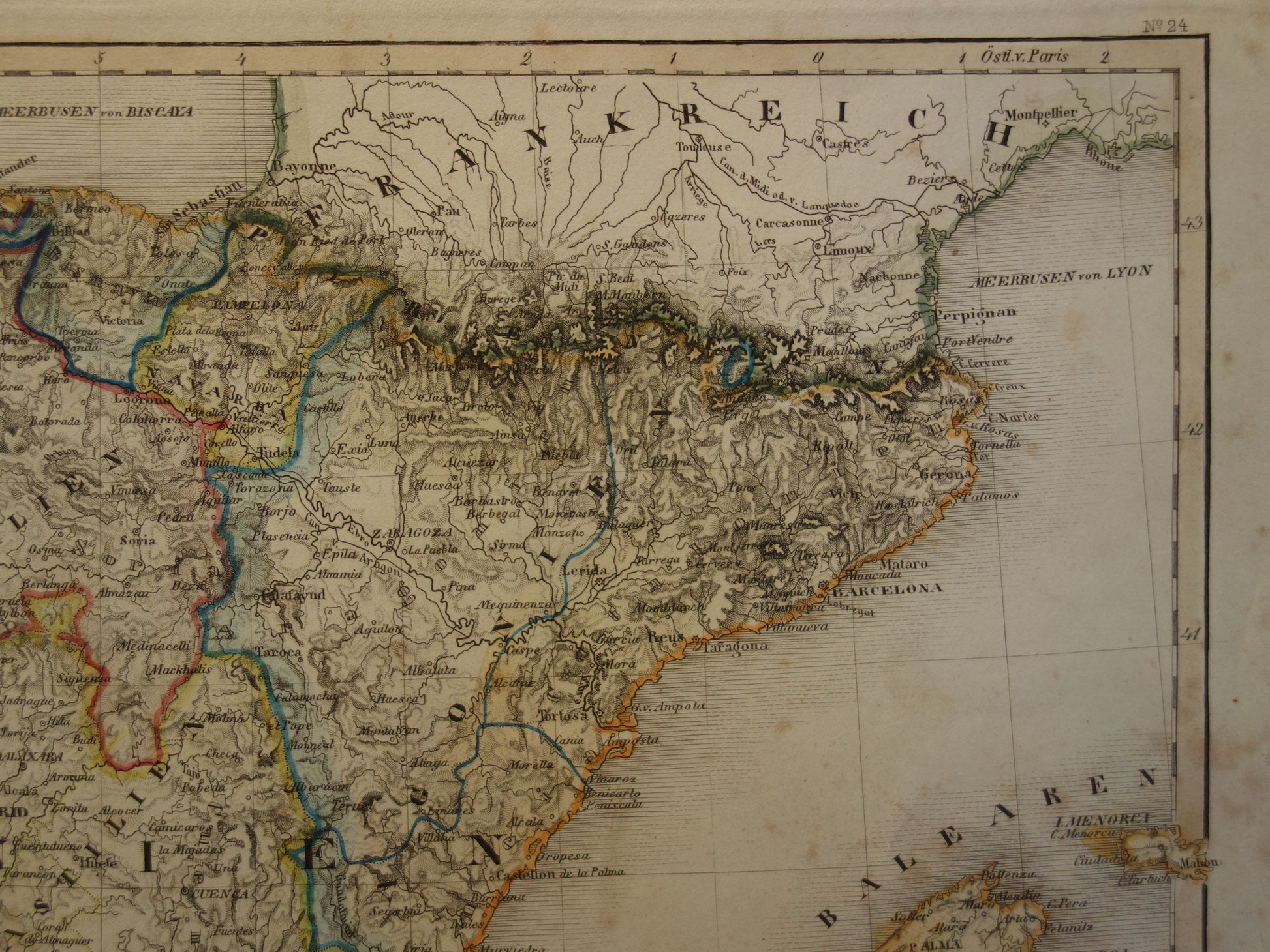 antieke landkaarten spanje en portugal kopen