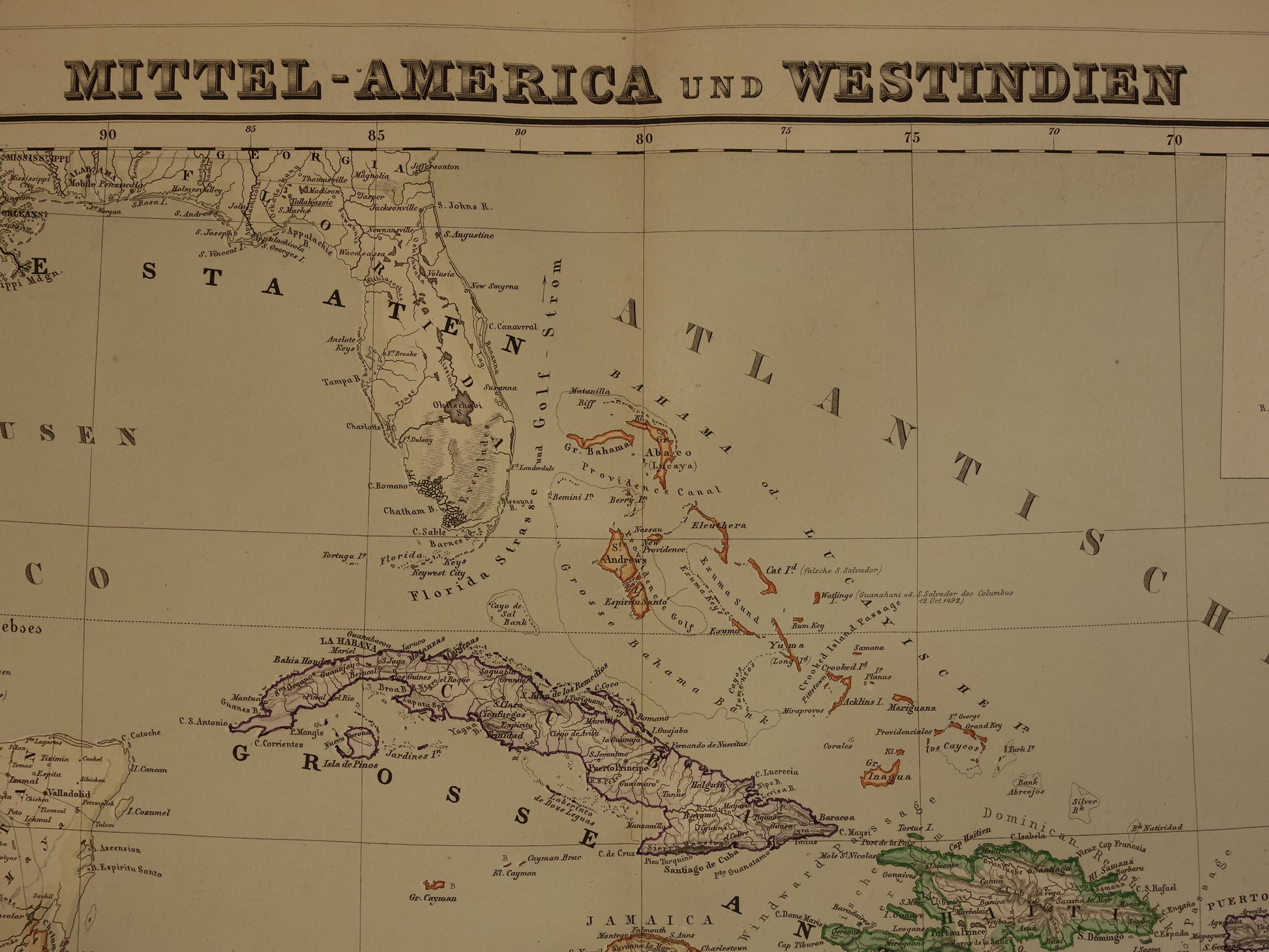39 Mittel-America und Westindien Heinrich Kiepert 1860