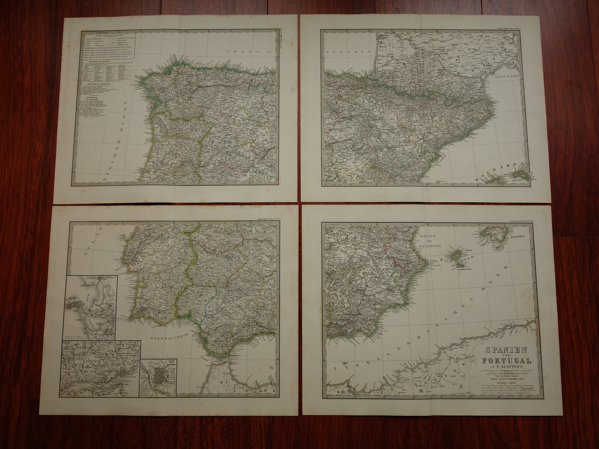 oude kaarten van Spanje kopen
